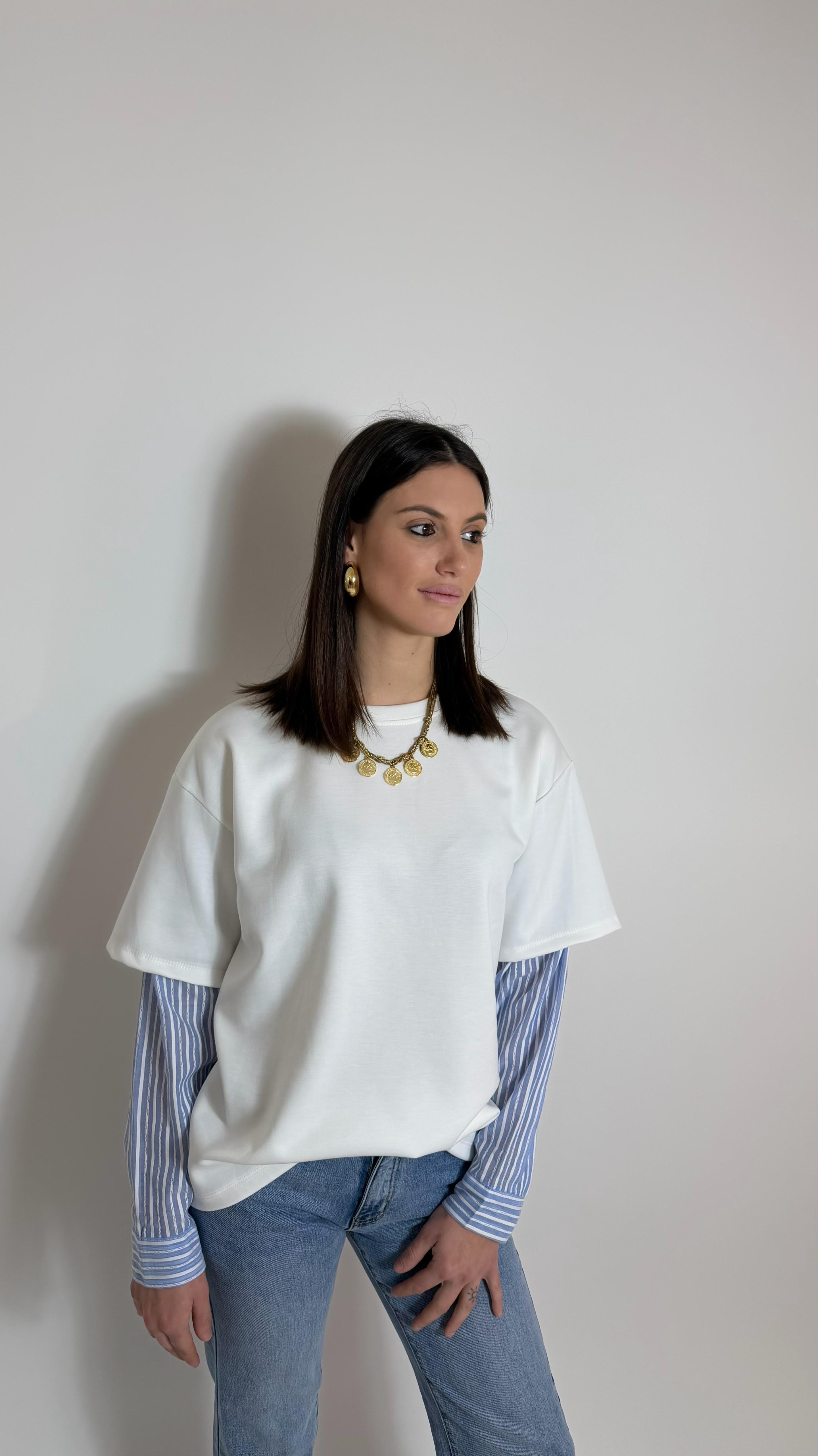 Felpa Office Cool Bianca