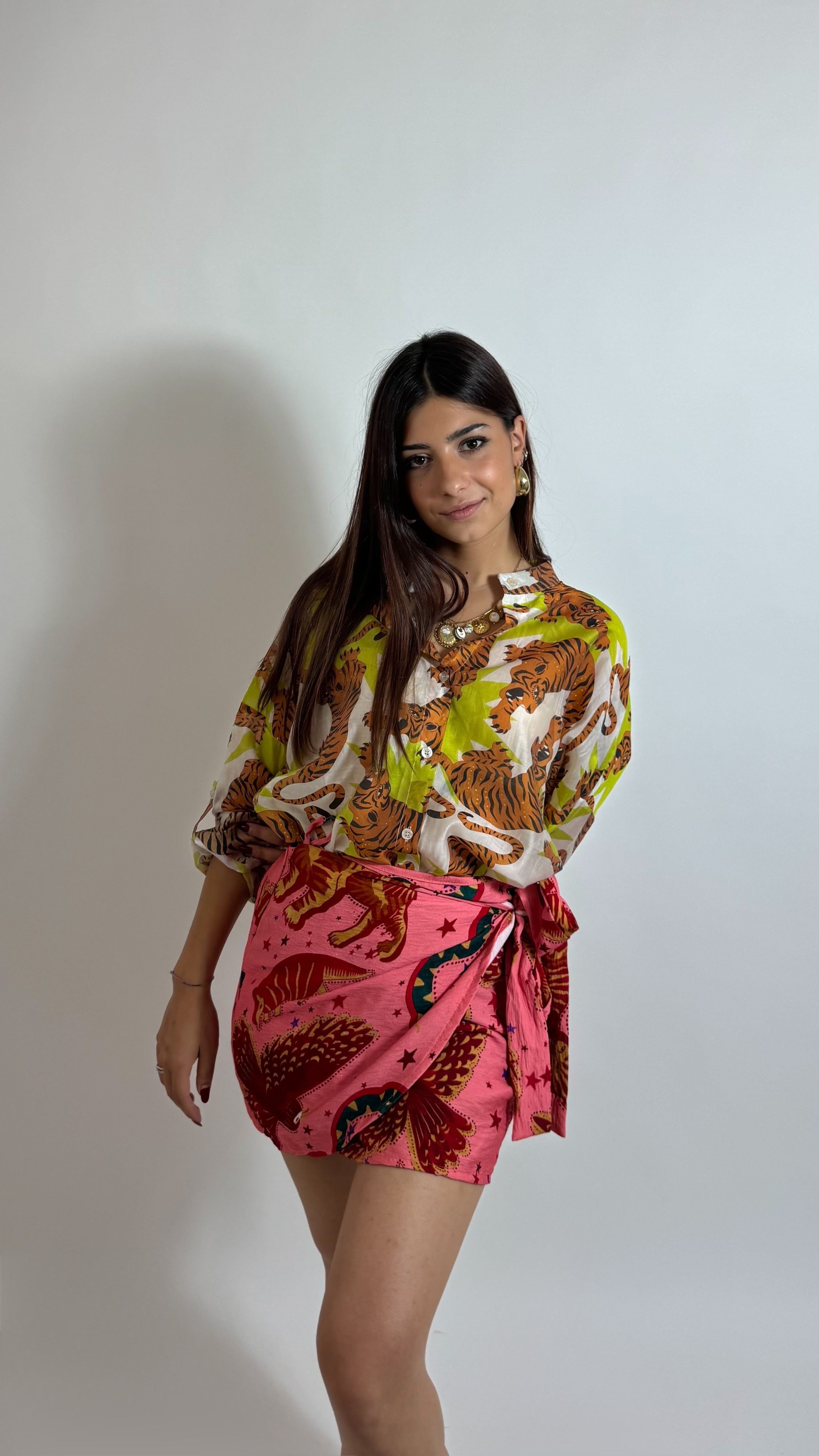 Camicia Soft Tiger Lime