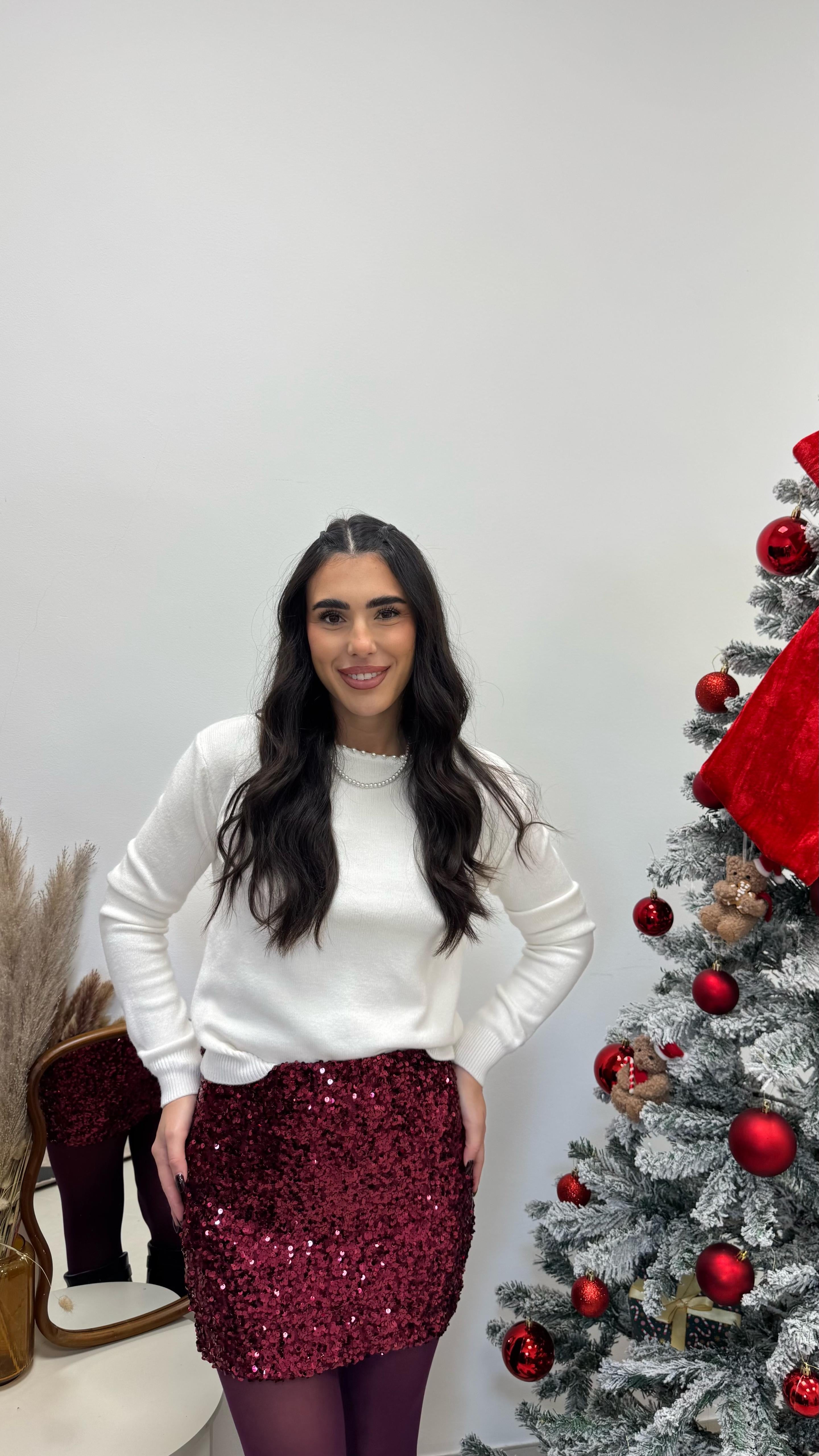 🥂Mini Paillettes Burgundy