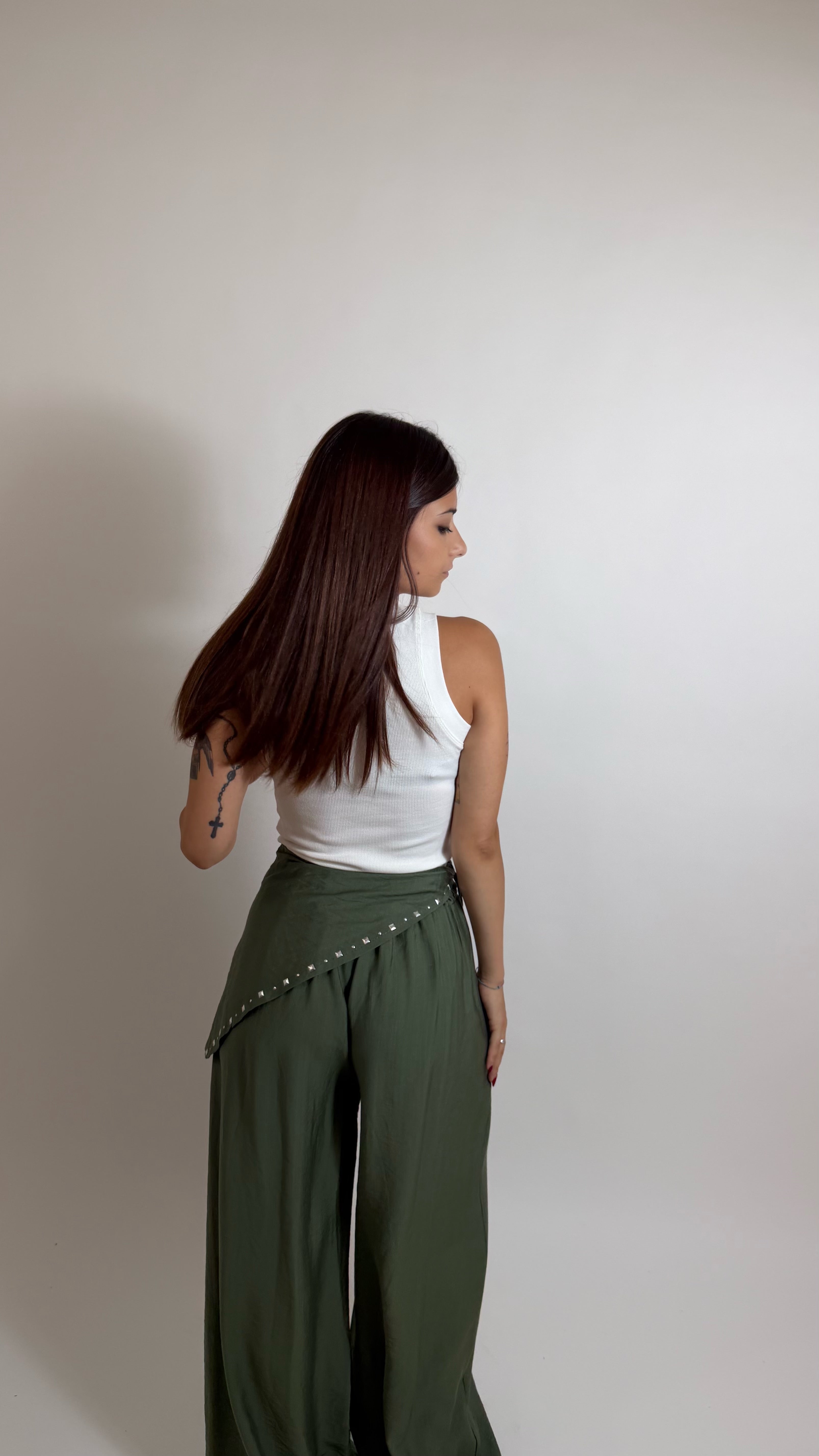Pantalone Bandana Verde