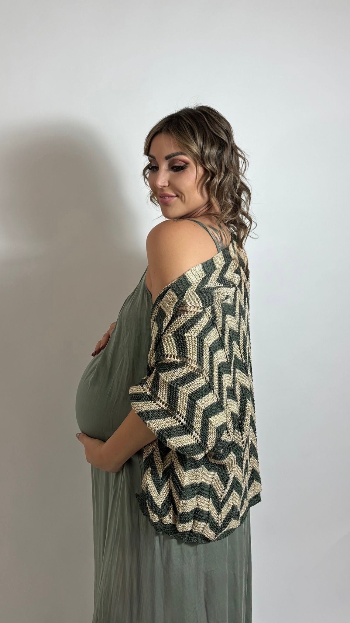Cardigan Inspo M Verde Utility