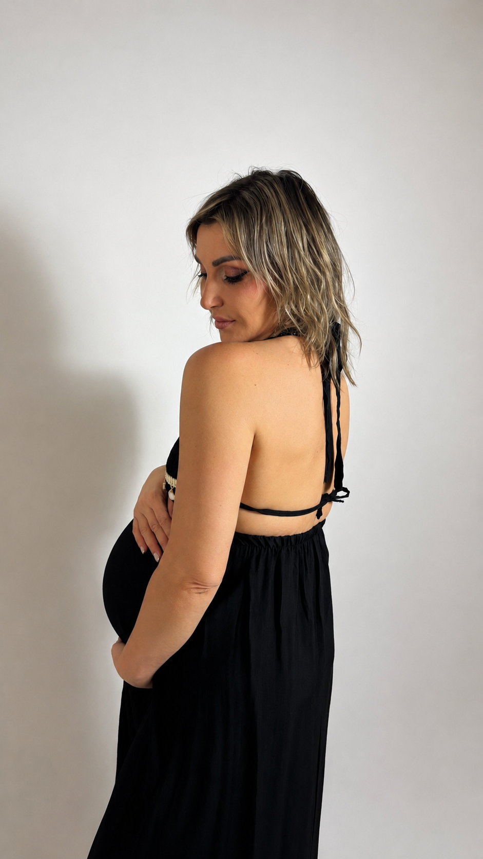 Abito Scollo America Shell Nero