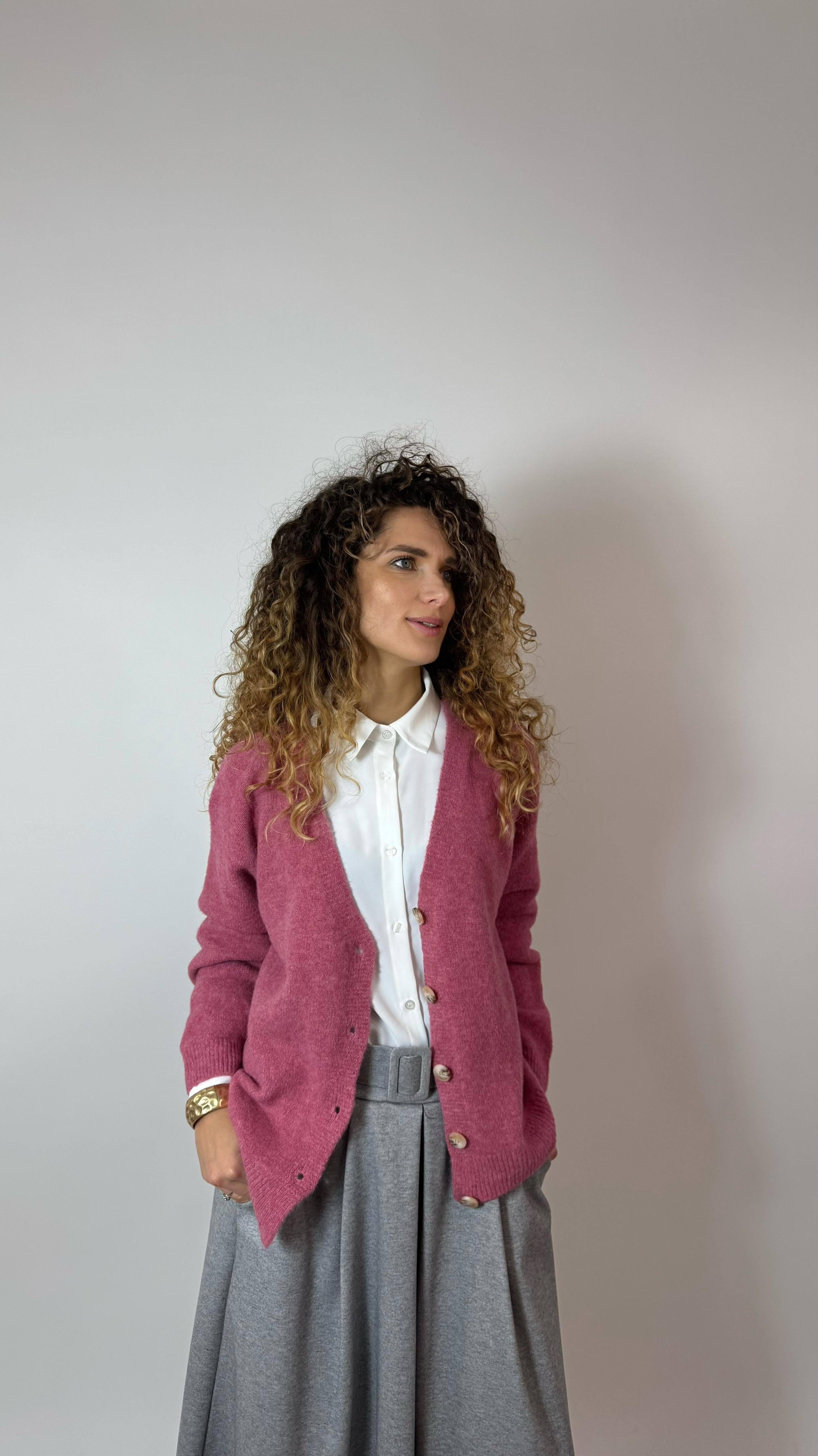 Gonnellone Con Cinta Grigio Perla