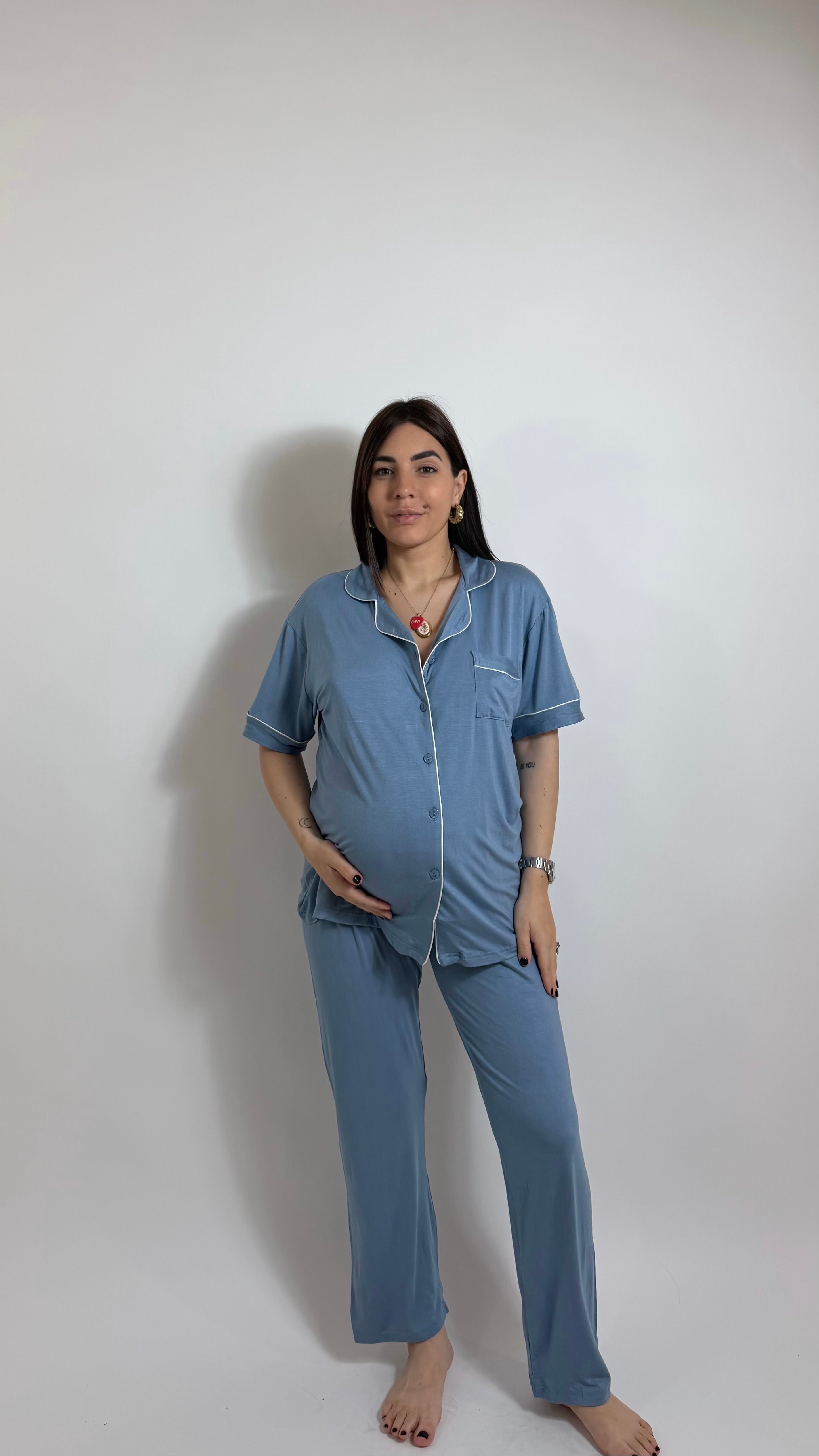 Pigiama Daily Chic - Azzurro