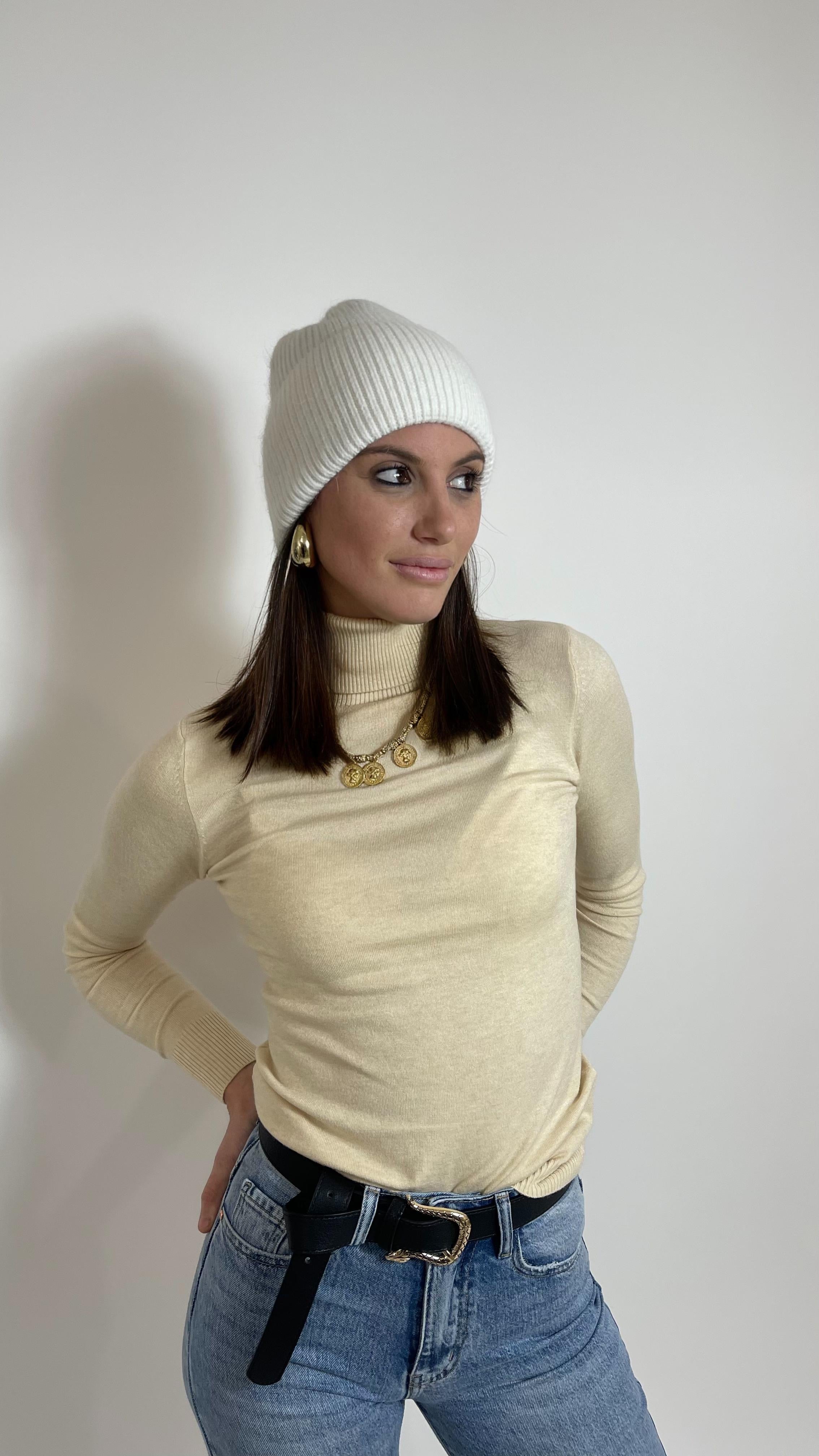 Cozy Hat Bianco