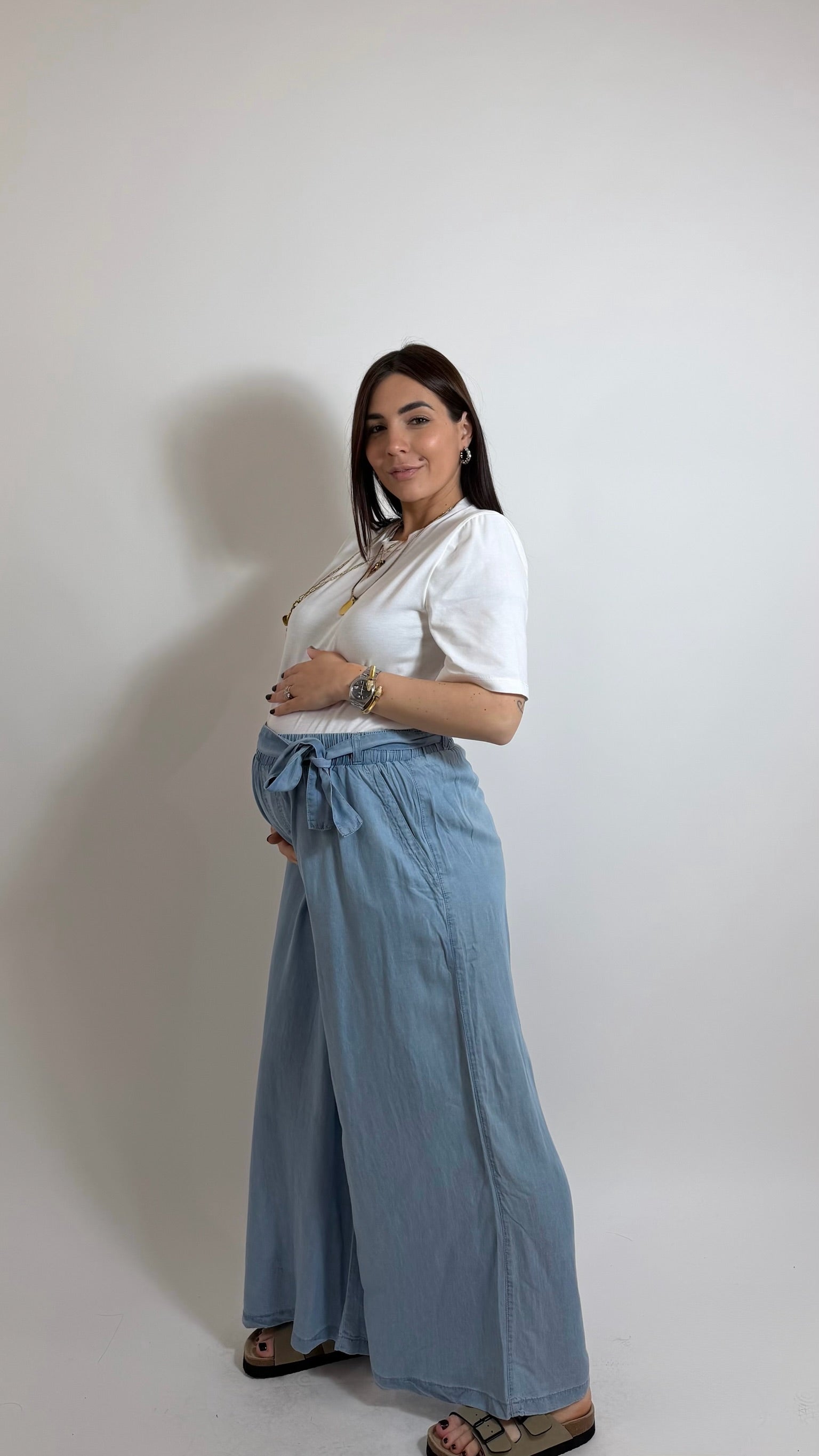 Panta Palazzo Denim ✨Omaggio