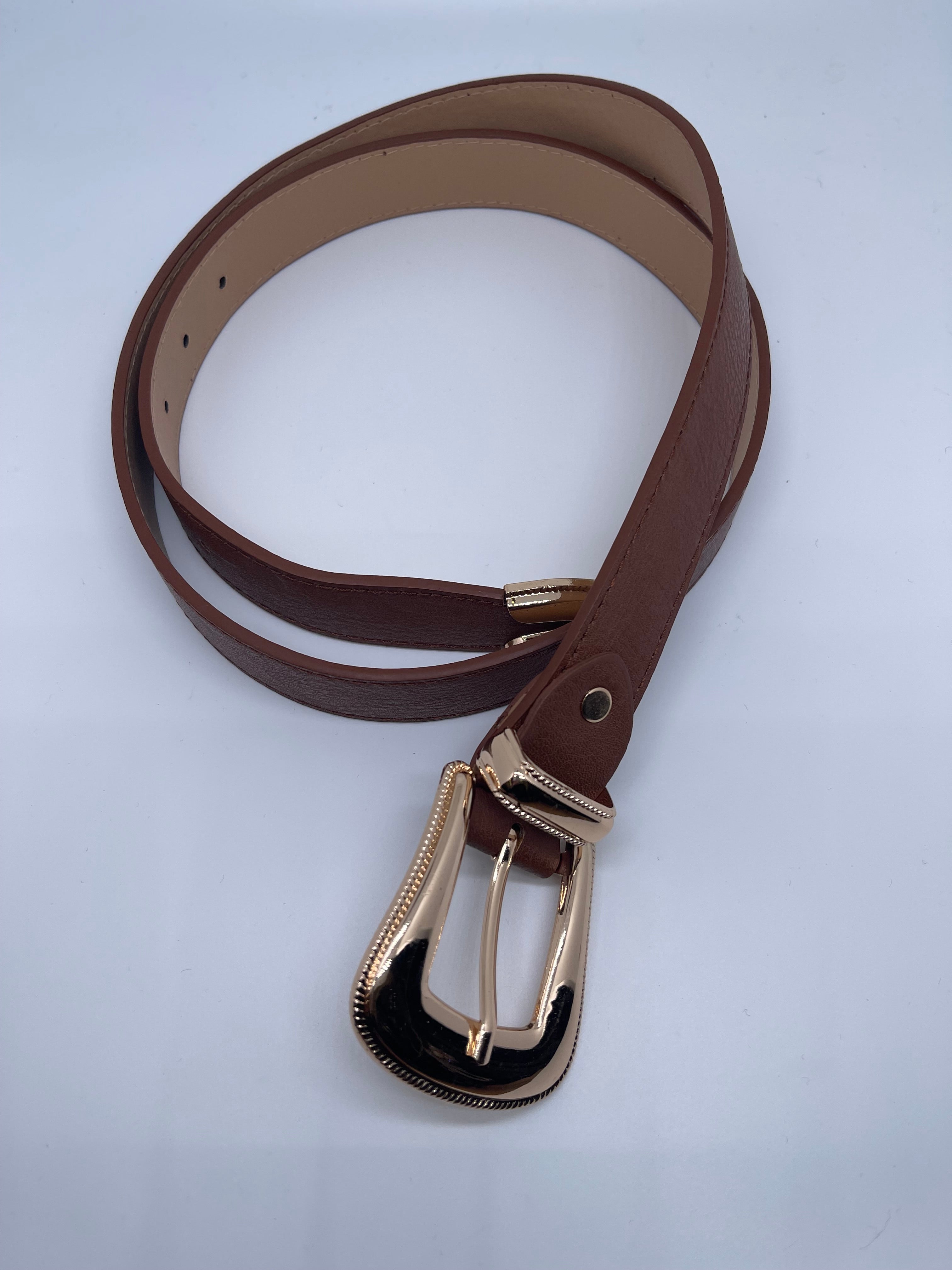 Cinta Texana Fibbia Oro