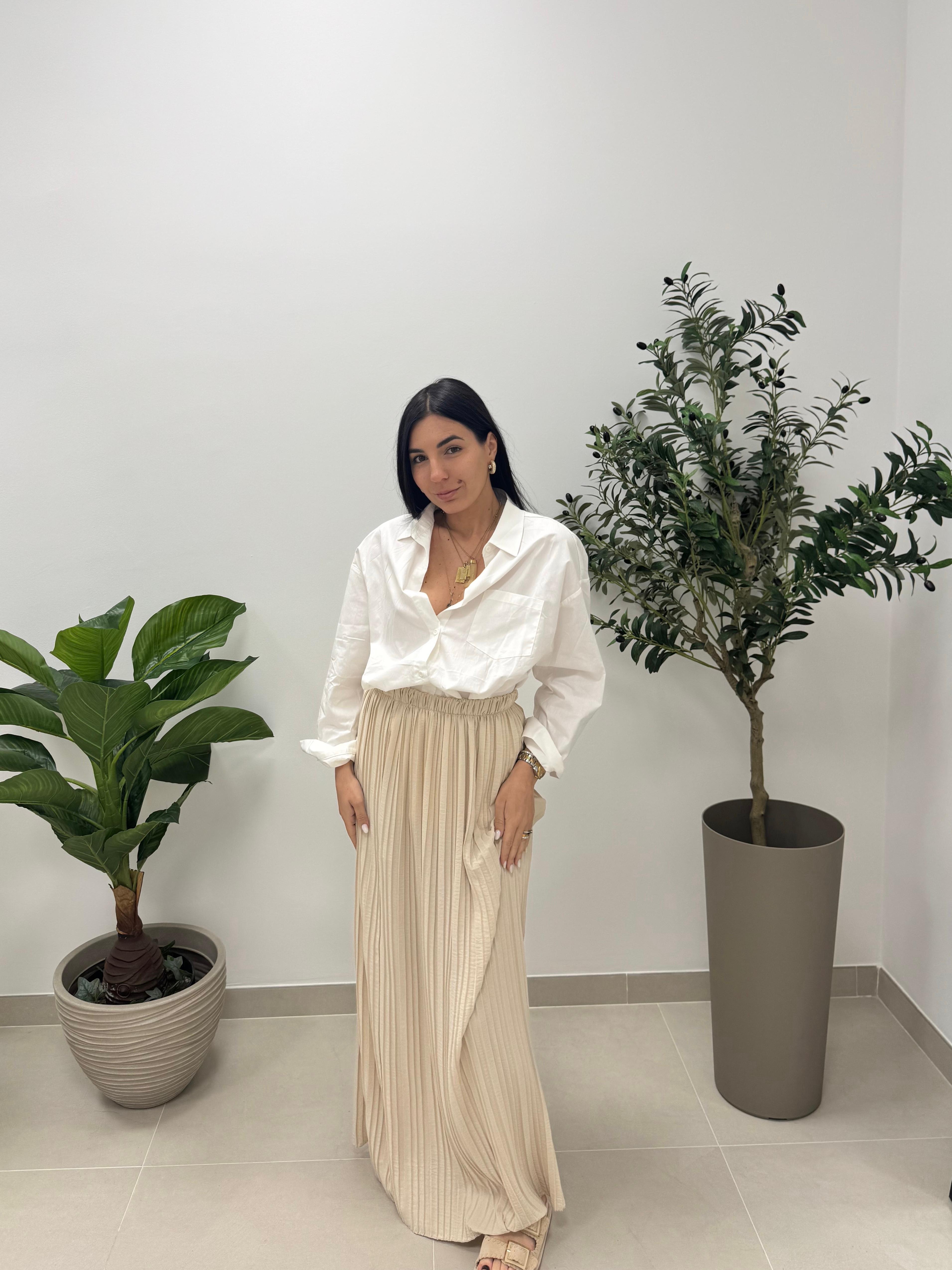 Camicia Cotone Oversize