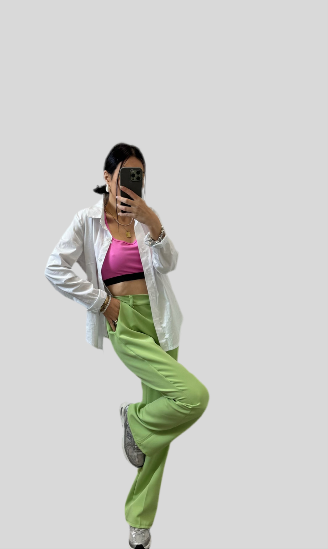 Pantalone Full Length Pistacchio