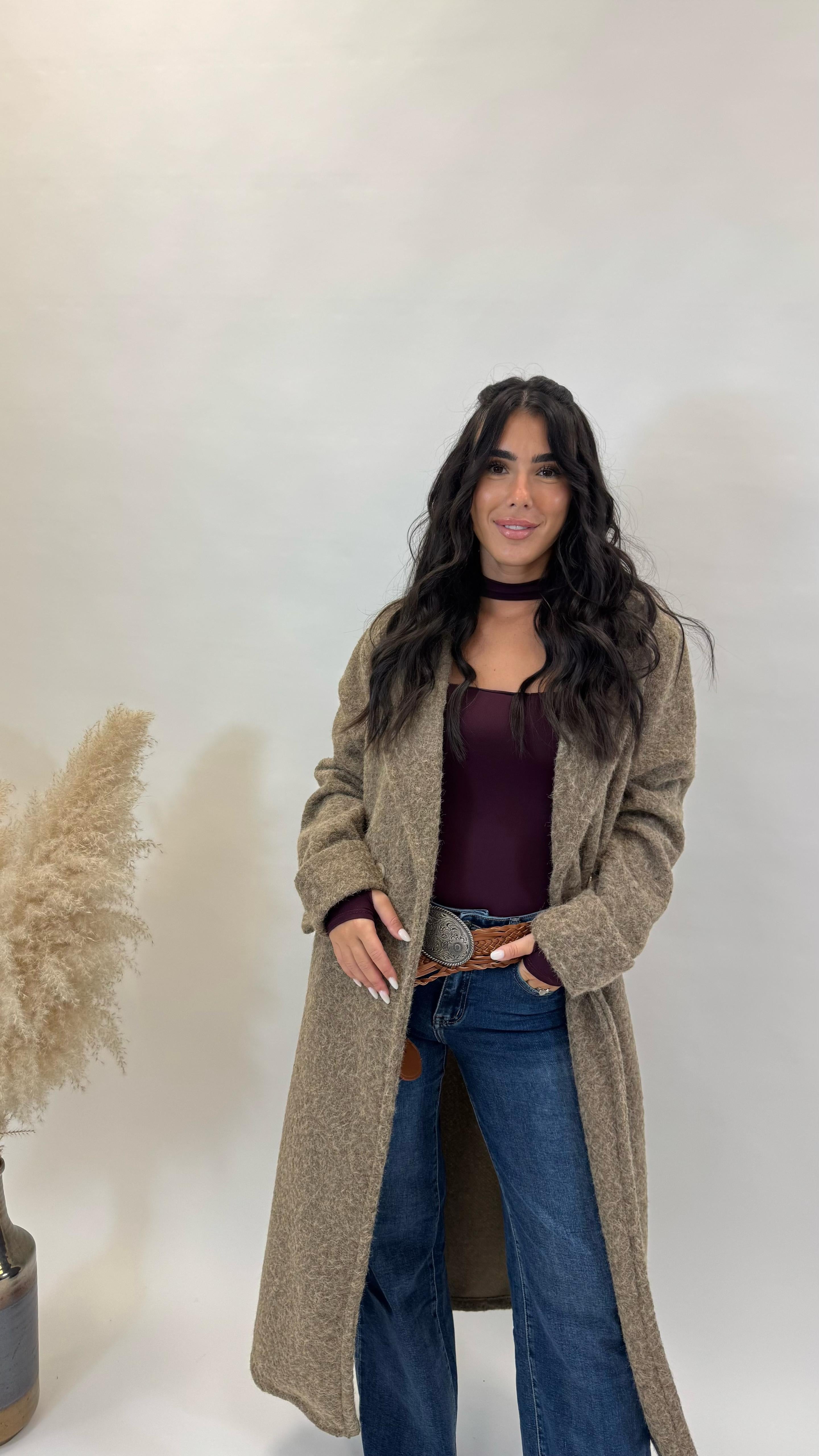Cappotto Simil Teddy Tortora