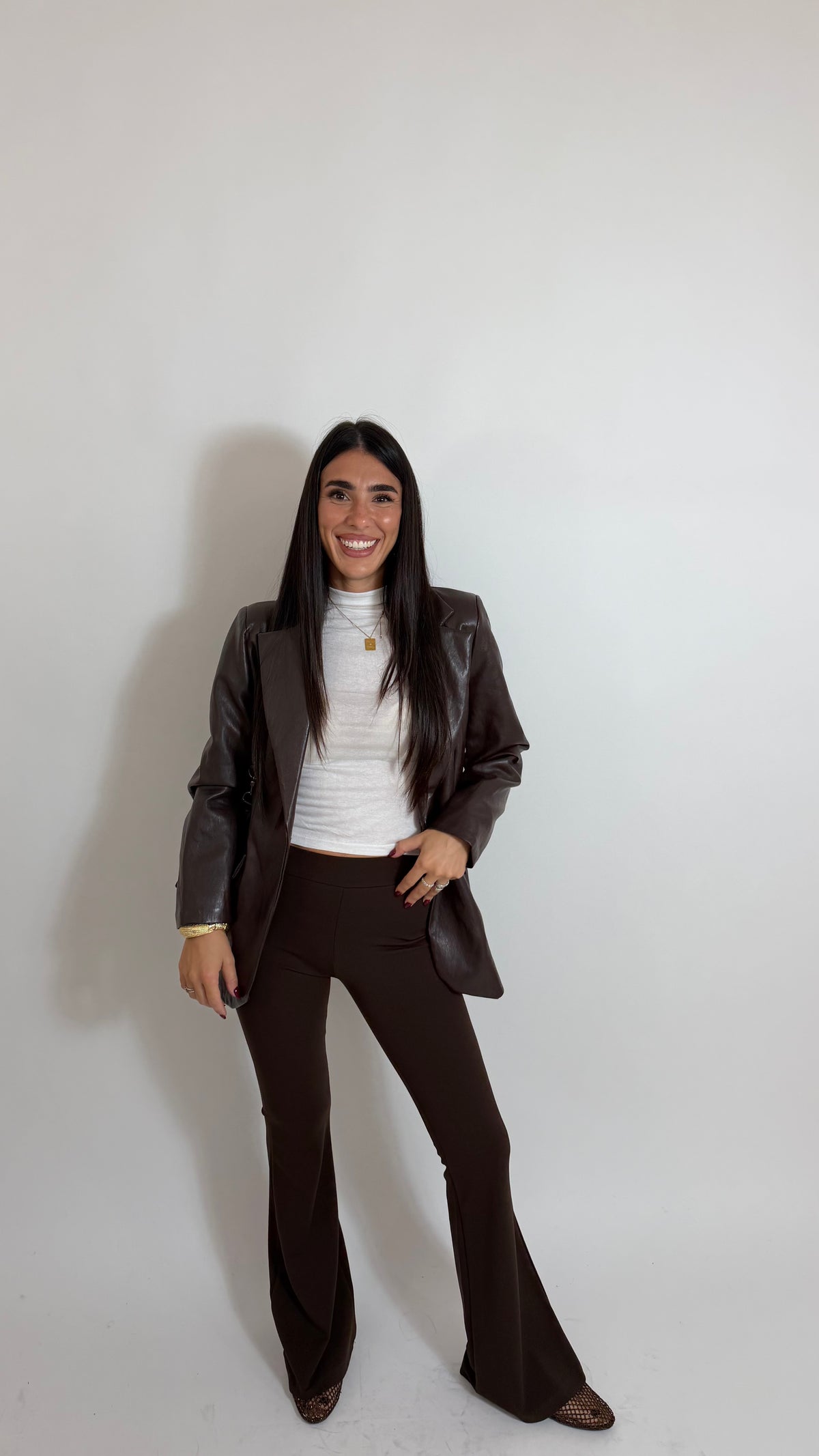 Jeggins Flare Be You Choco