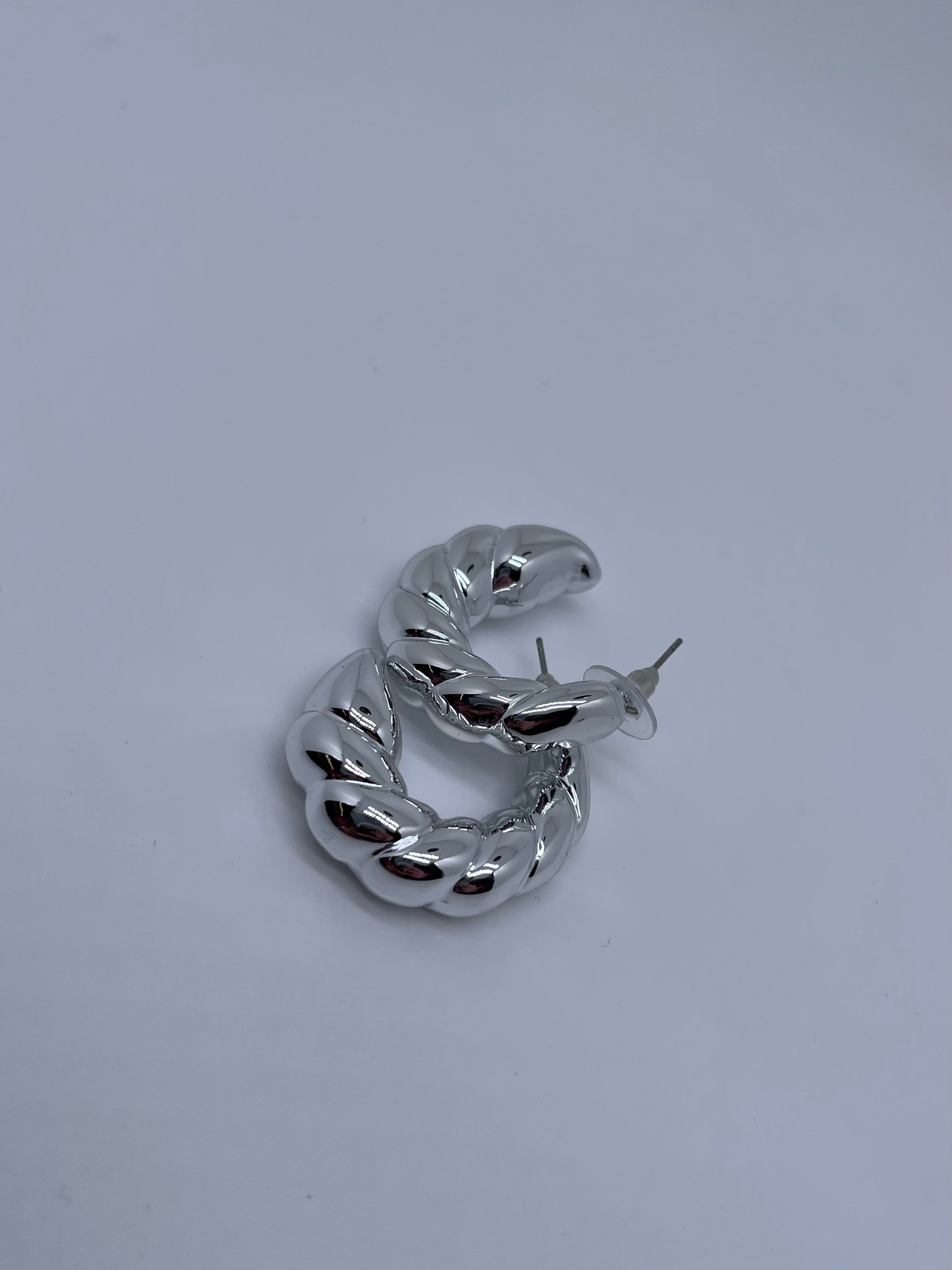 Orecchino Intrecciato Silver