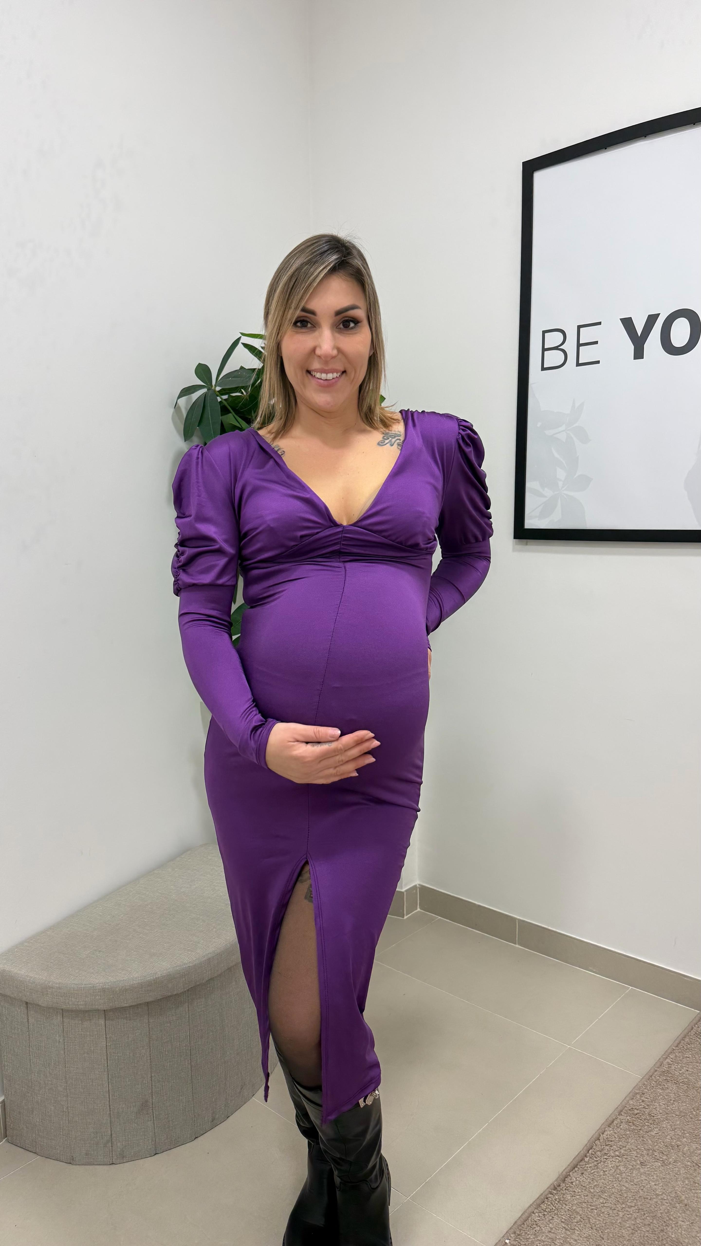 Abito Purple Strutturato