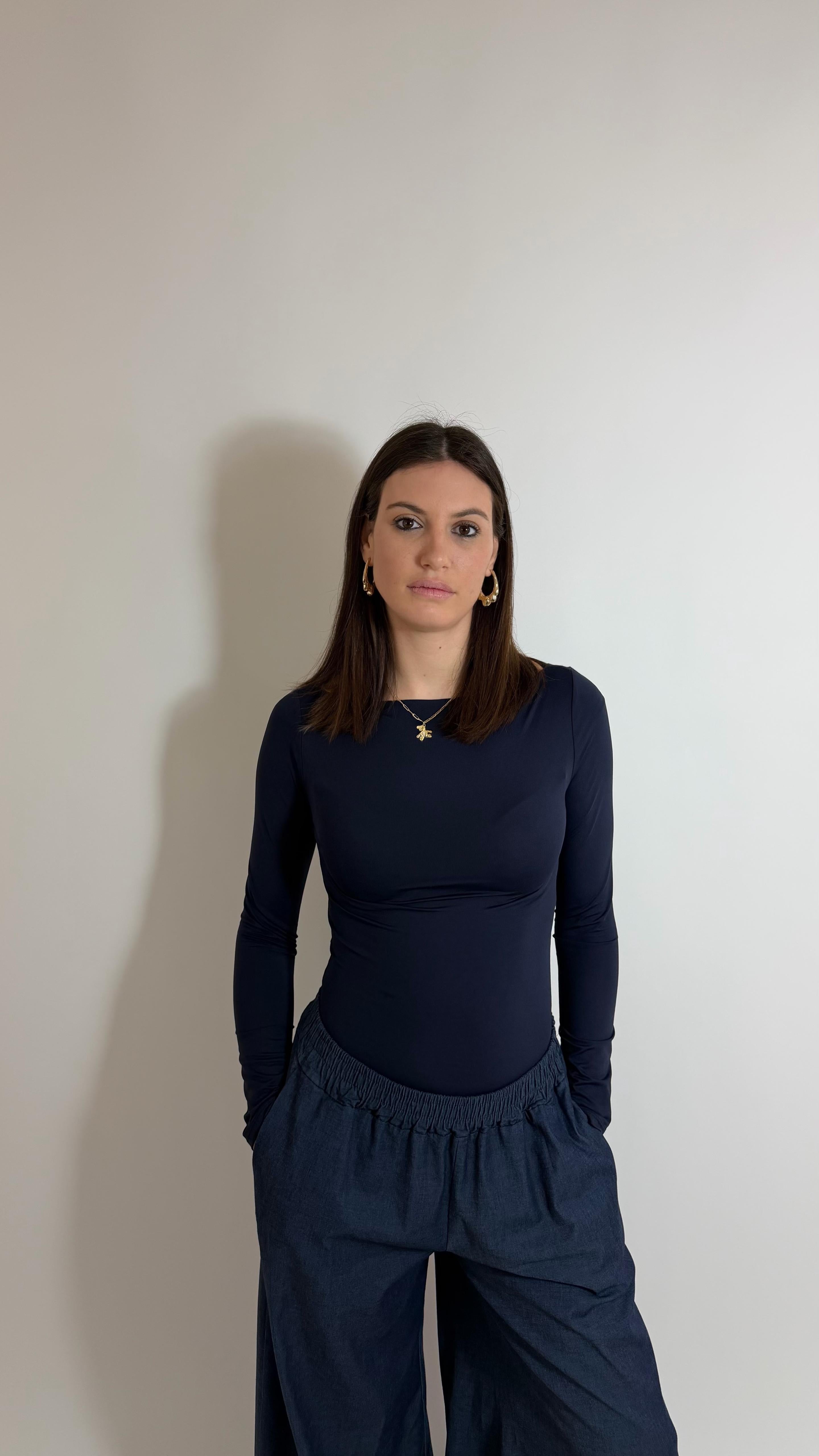 Panta Gonna Effetto Denim