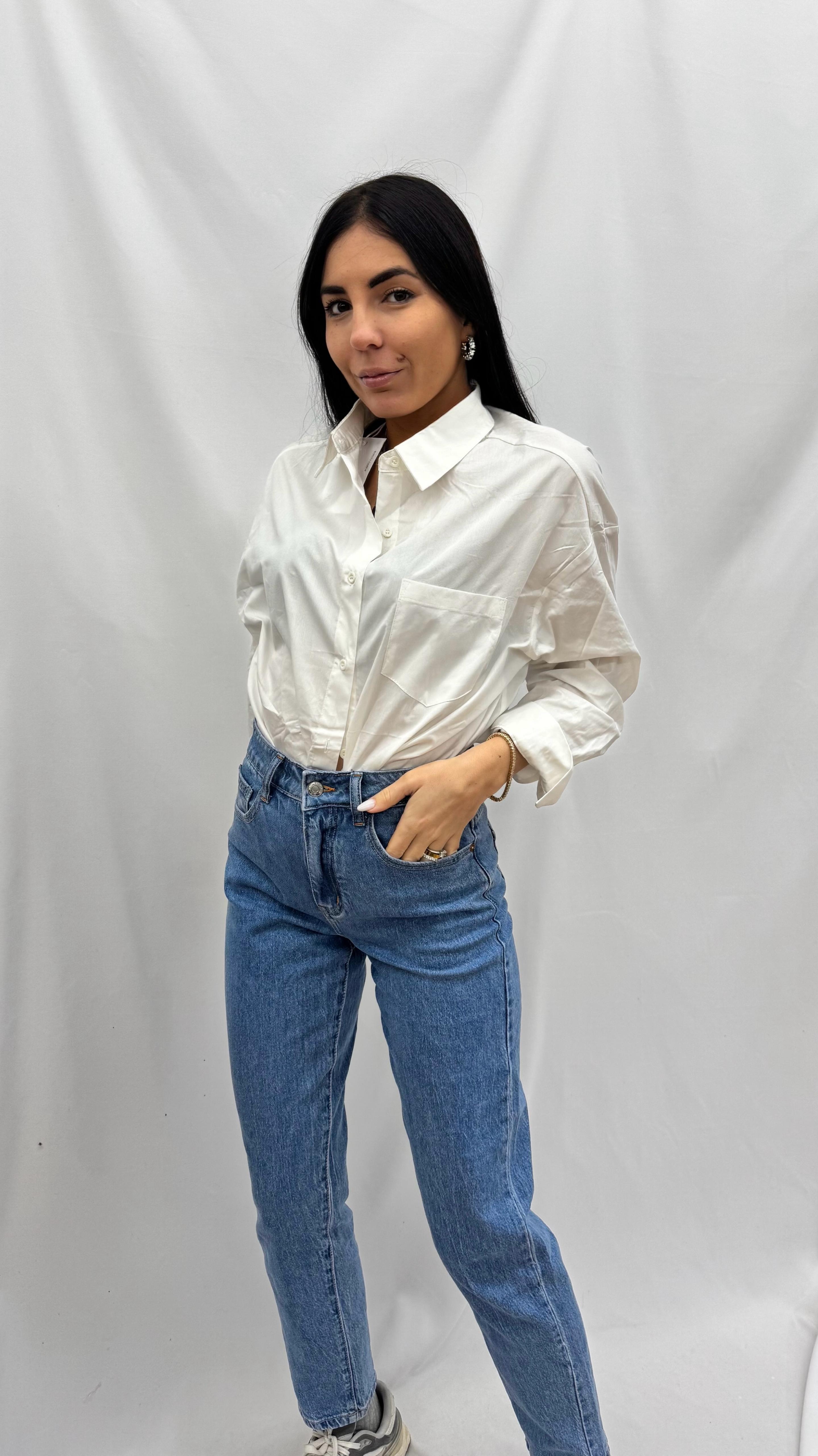 Camicia Cotone Oversize