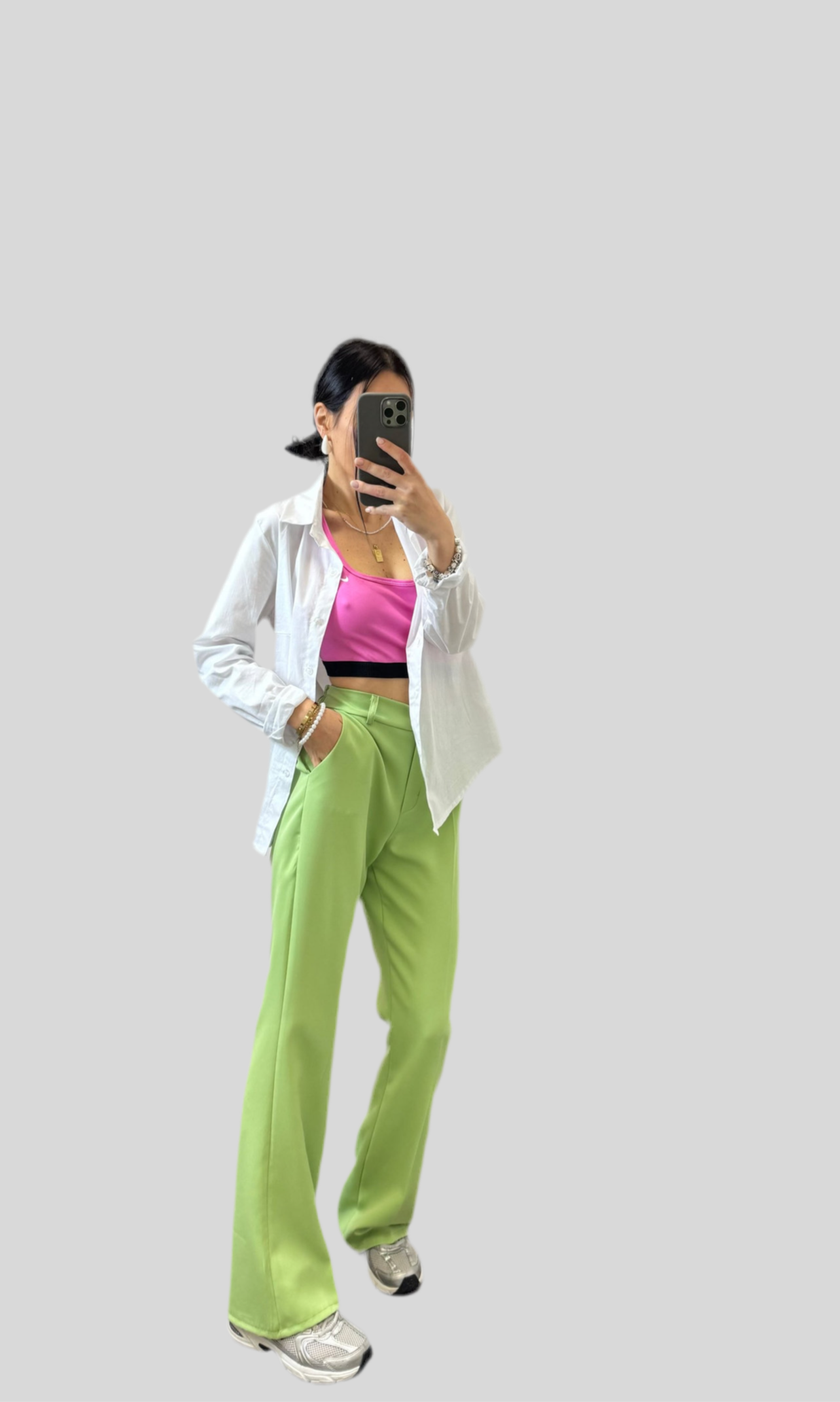 Pantalone Full Length Pistacchio