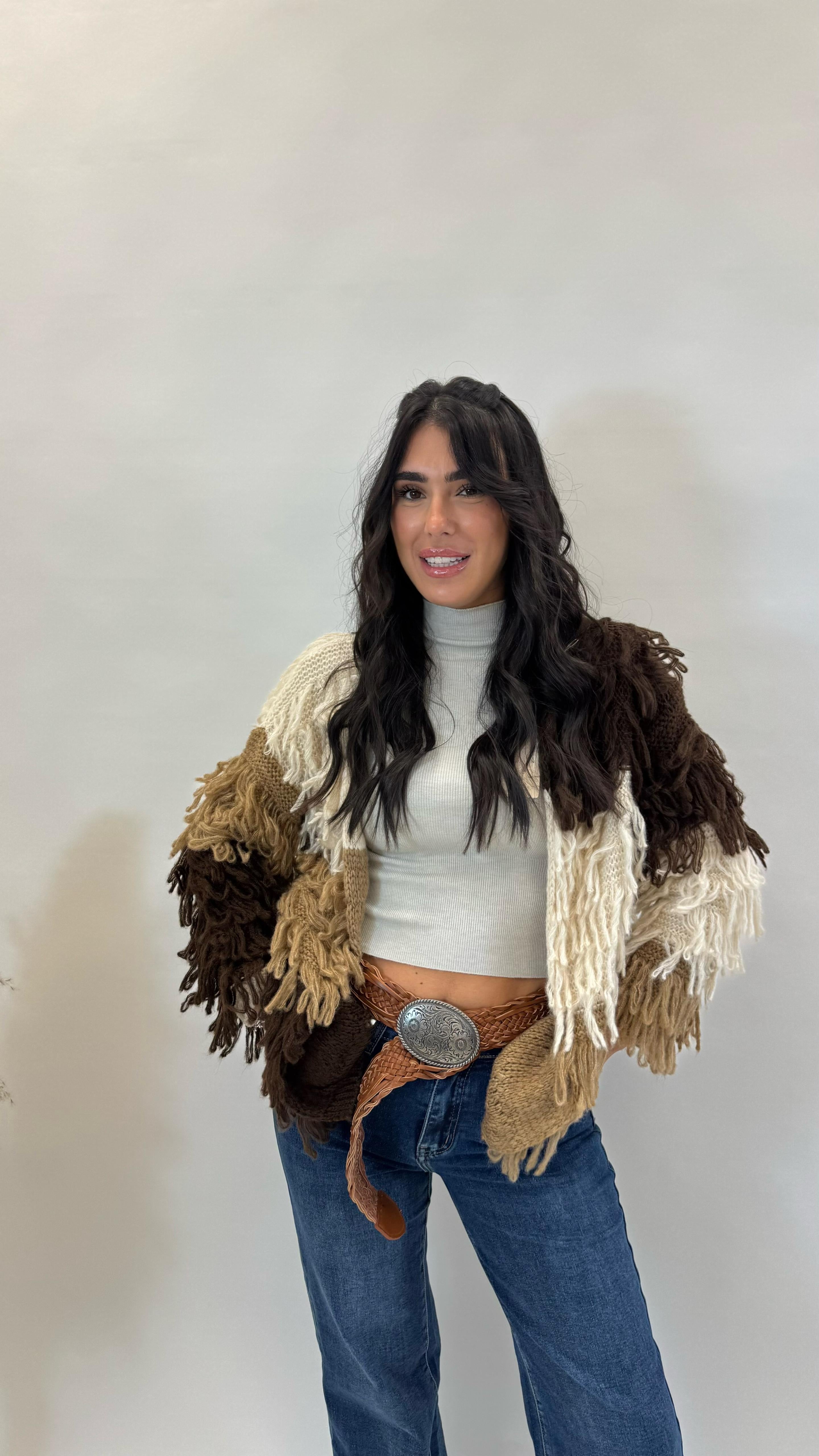 Cardigan Cozy Waves Dark