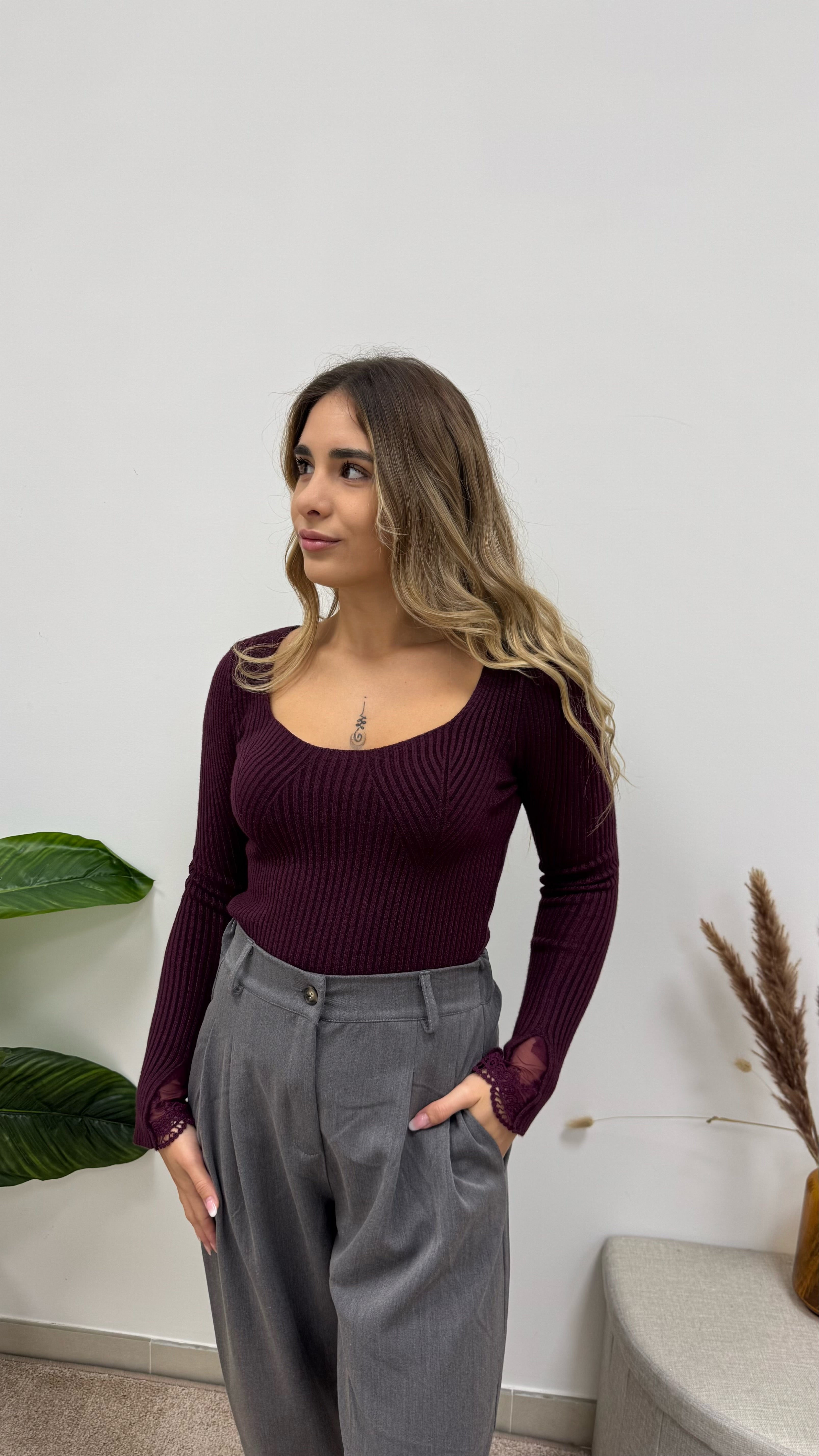 Pantalone Balloon Classic Grigio Piombo