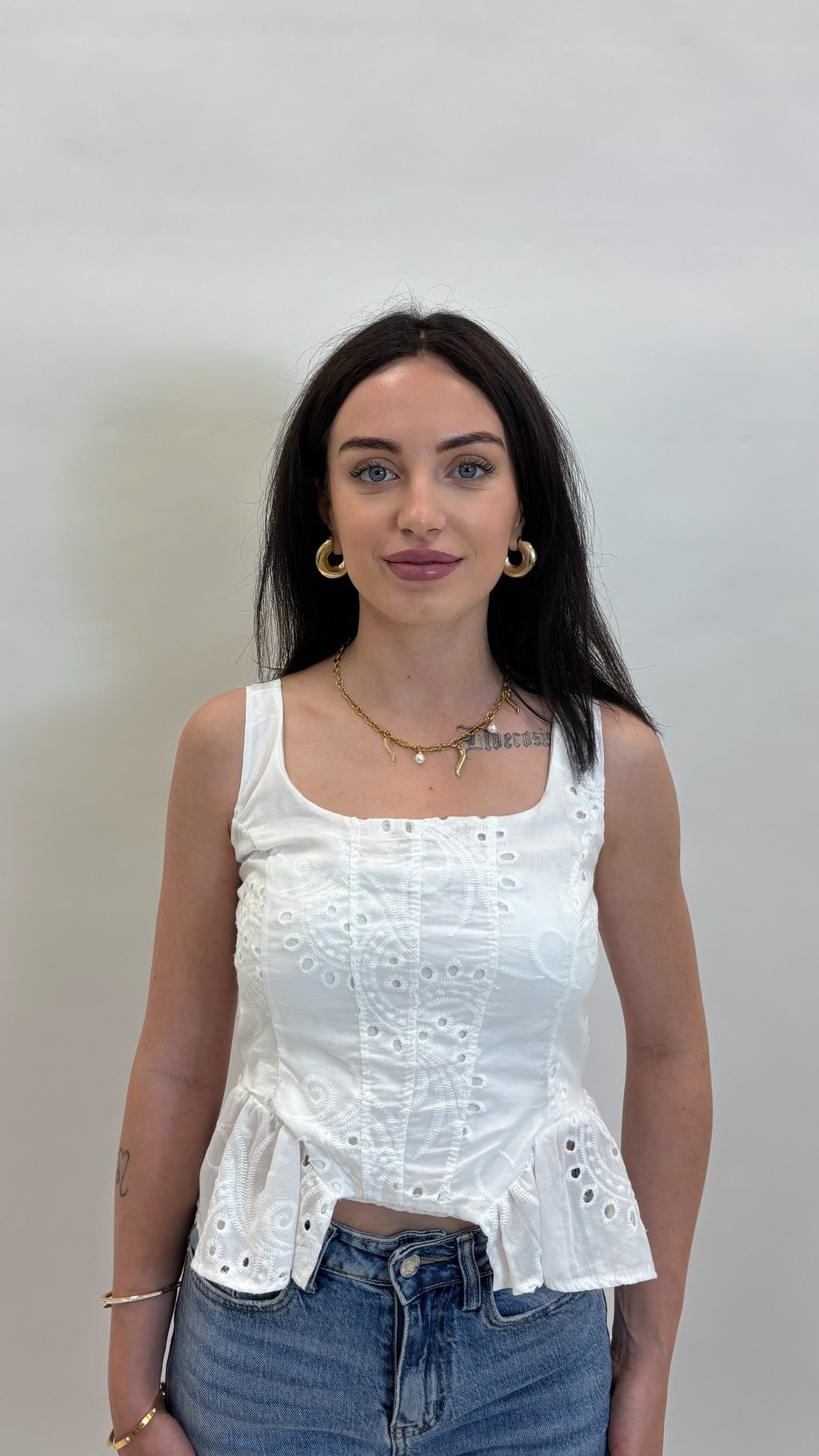 Corset Bon Bon Sangallo Bianco
