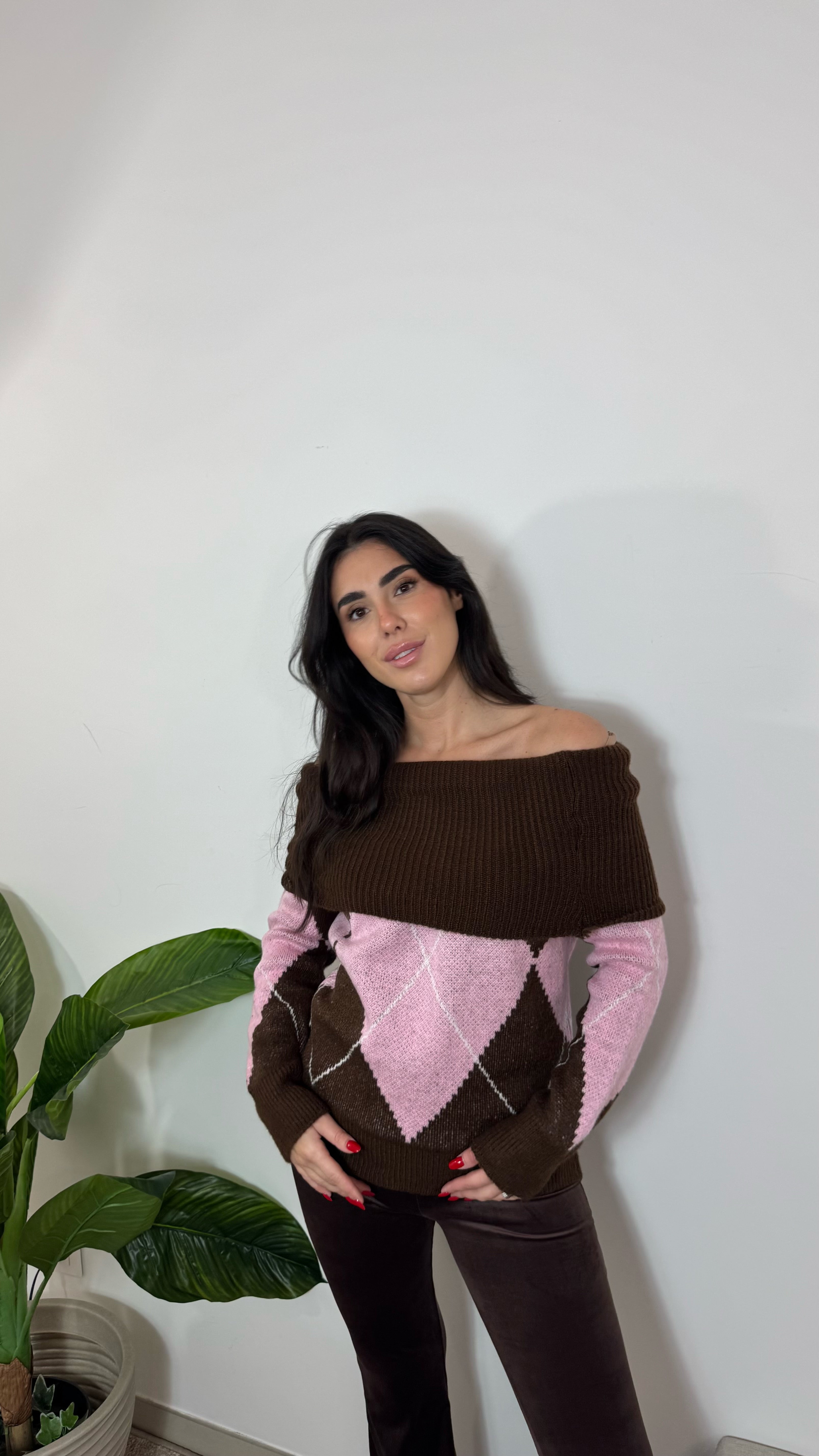 Panta Flare Velvet Choco