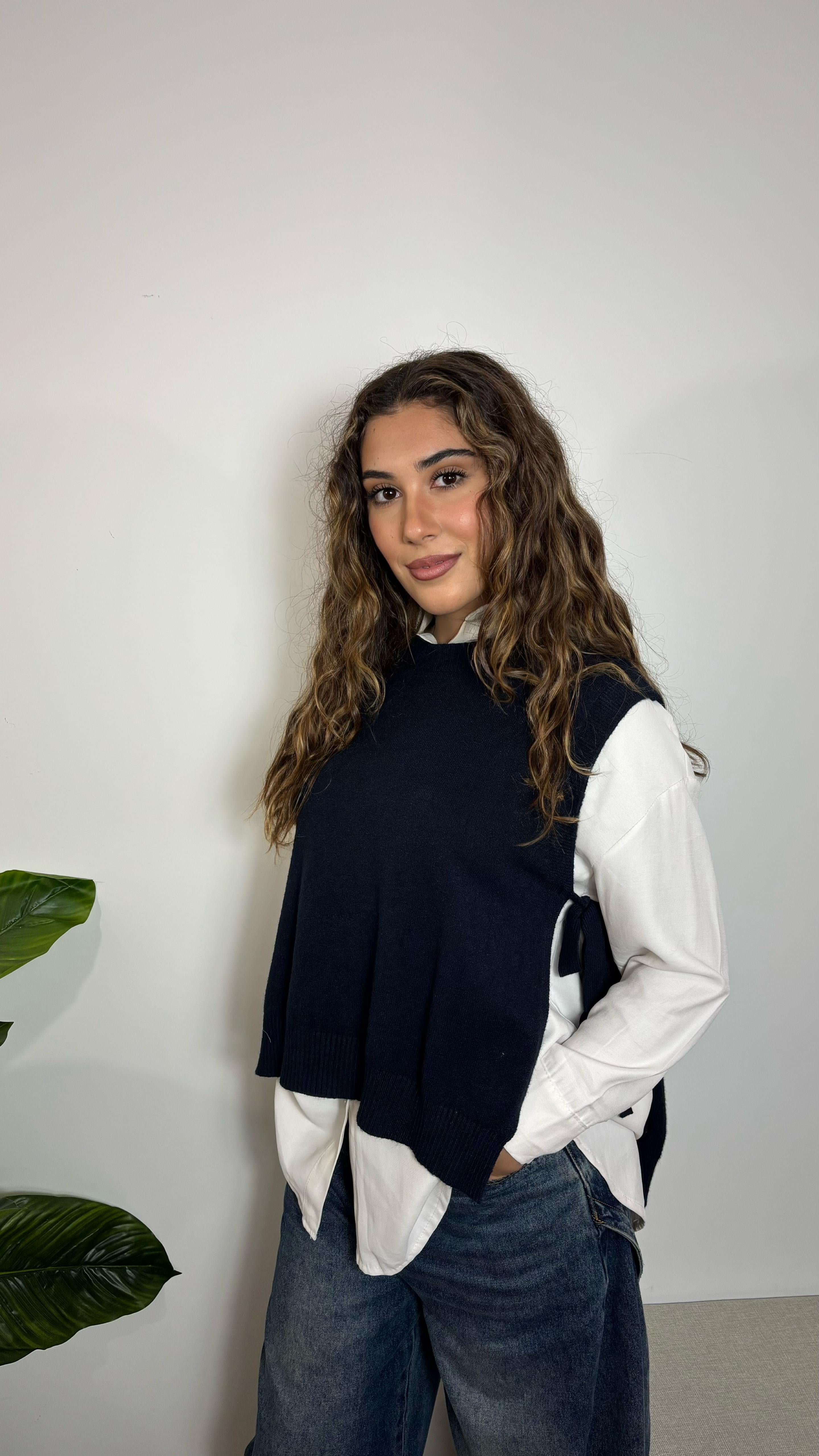 Gilet LaceFit Blu Notte