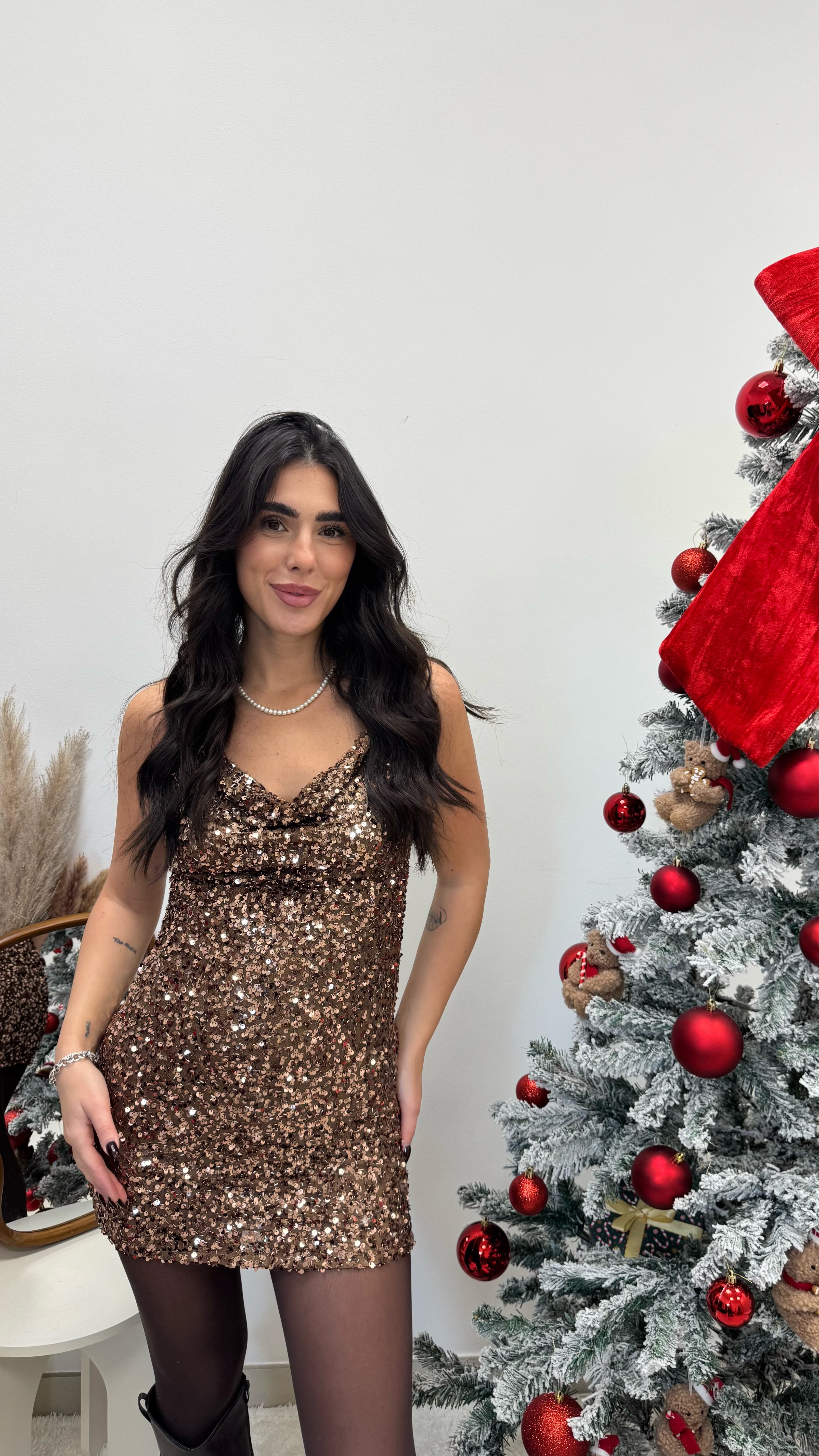 🥂Abito Midnight Sparkling Bronzo