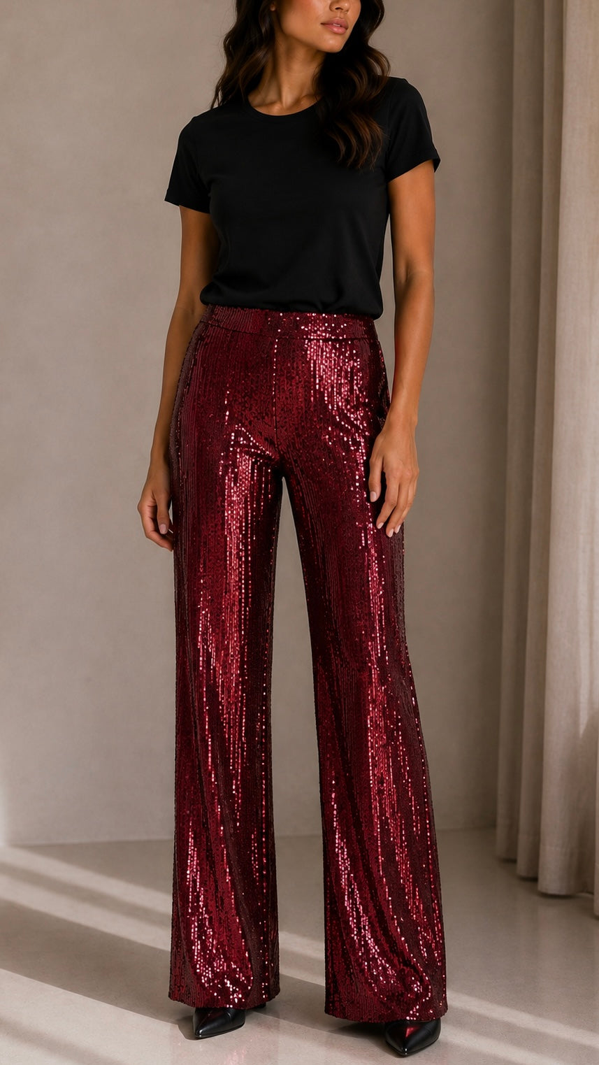Panta Flare Sparkling Burgundy