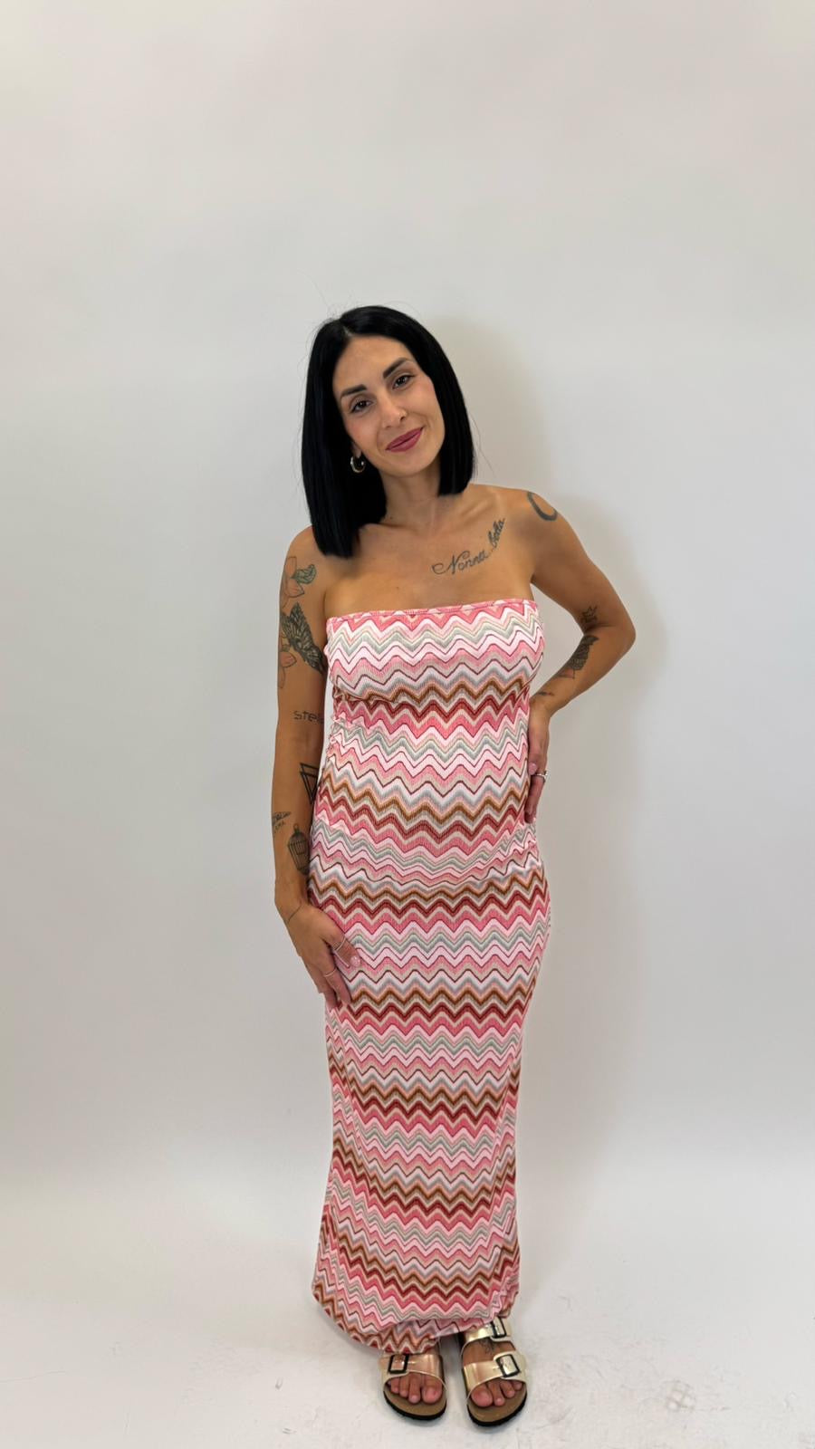 Abito Fascia Inspo M Rosa