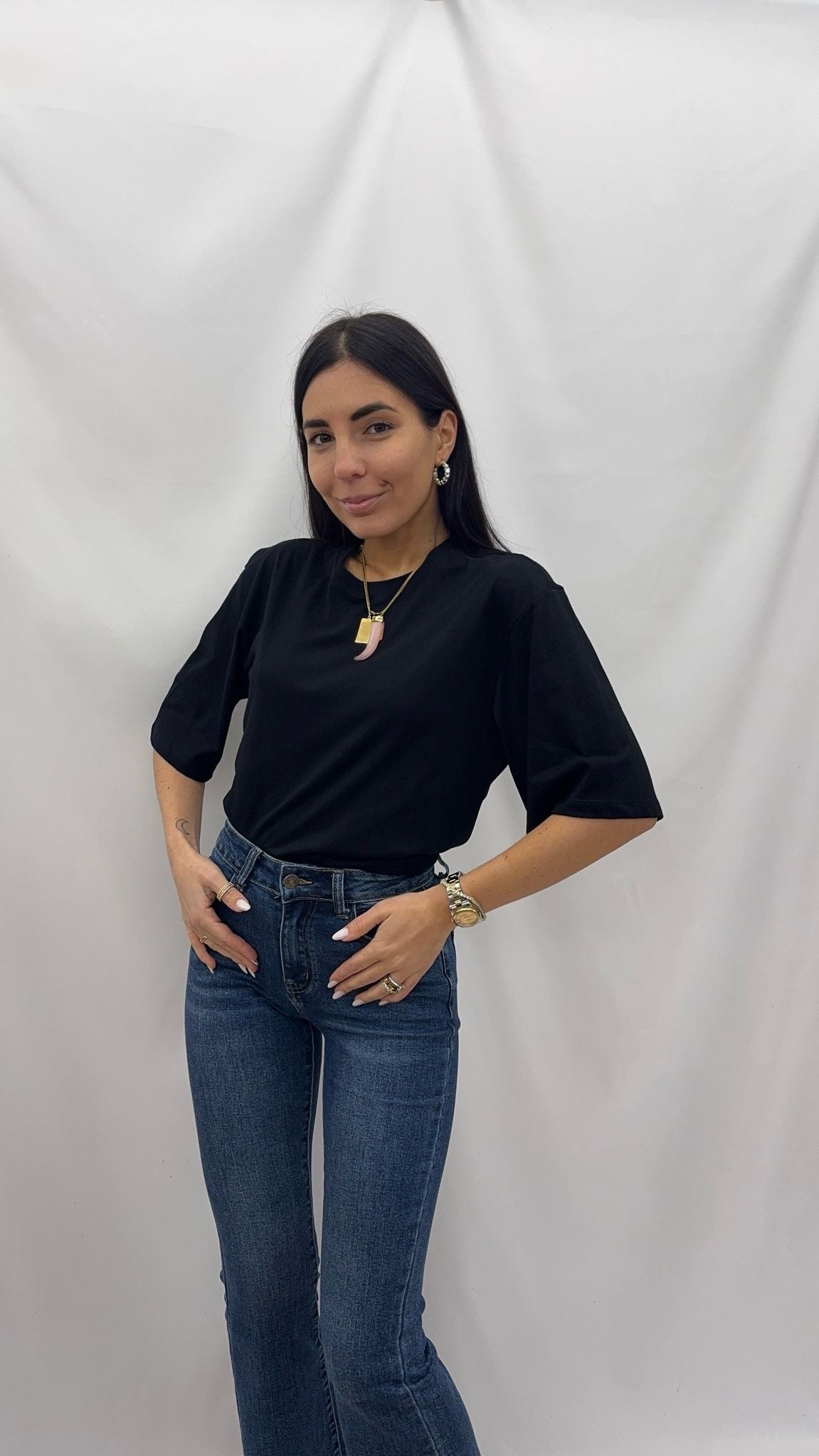 T-Shirt Oversize Nera