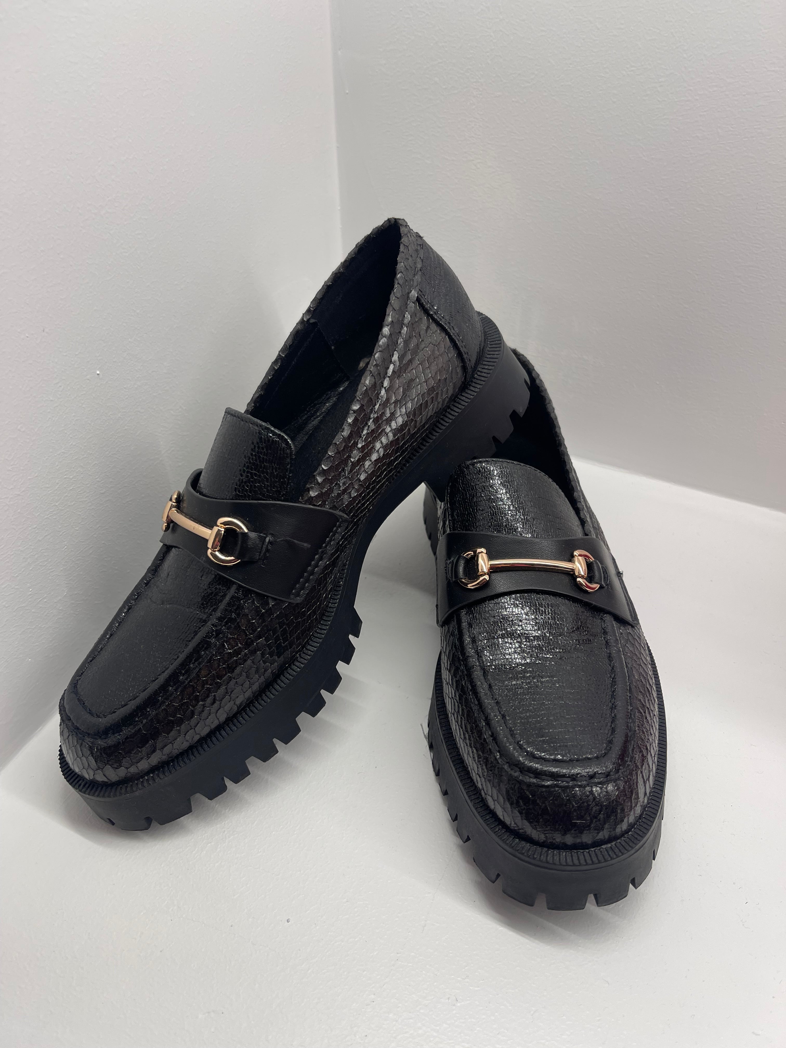Mocassino Cocco Black n.38