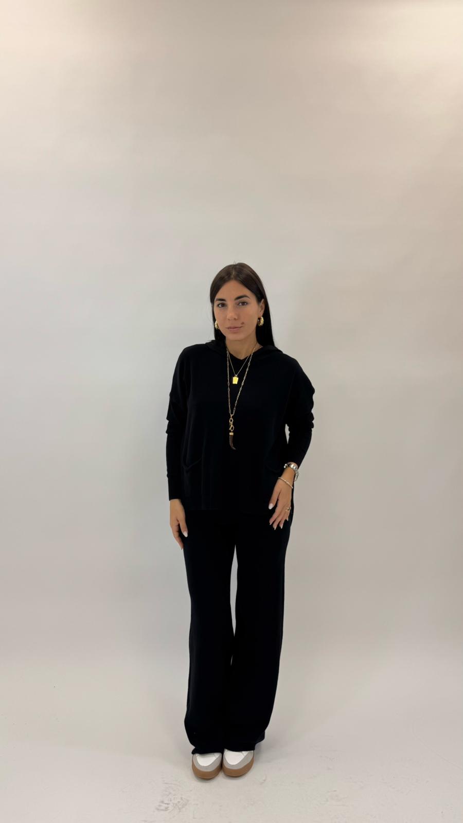 Sporty Set Maglina Morbida Nero