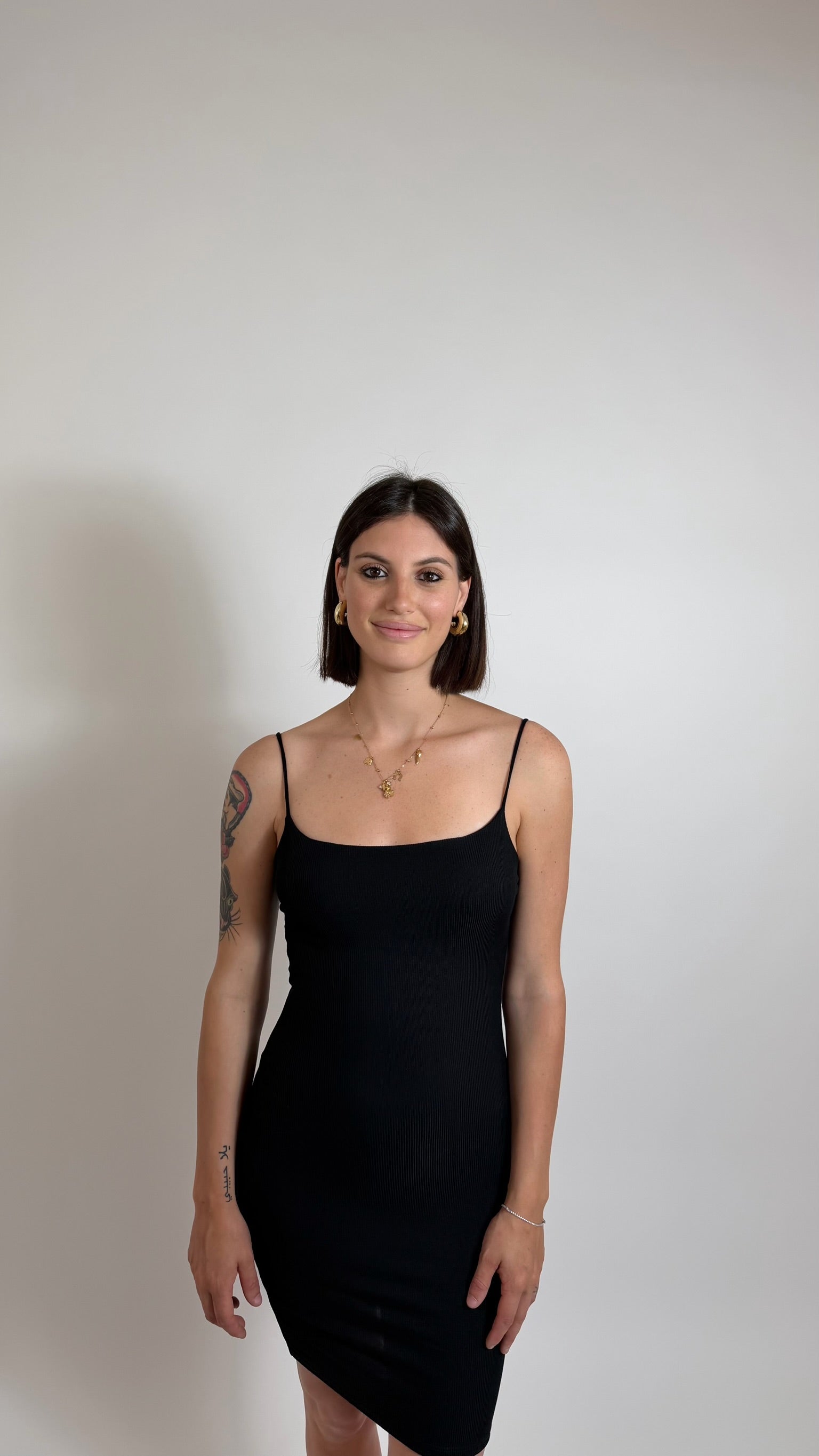 Mini Abito Basic Nero