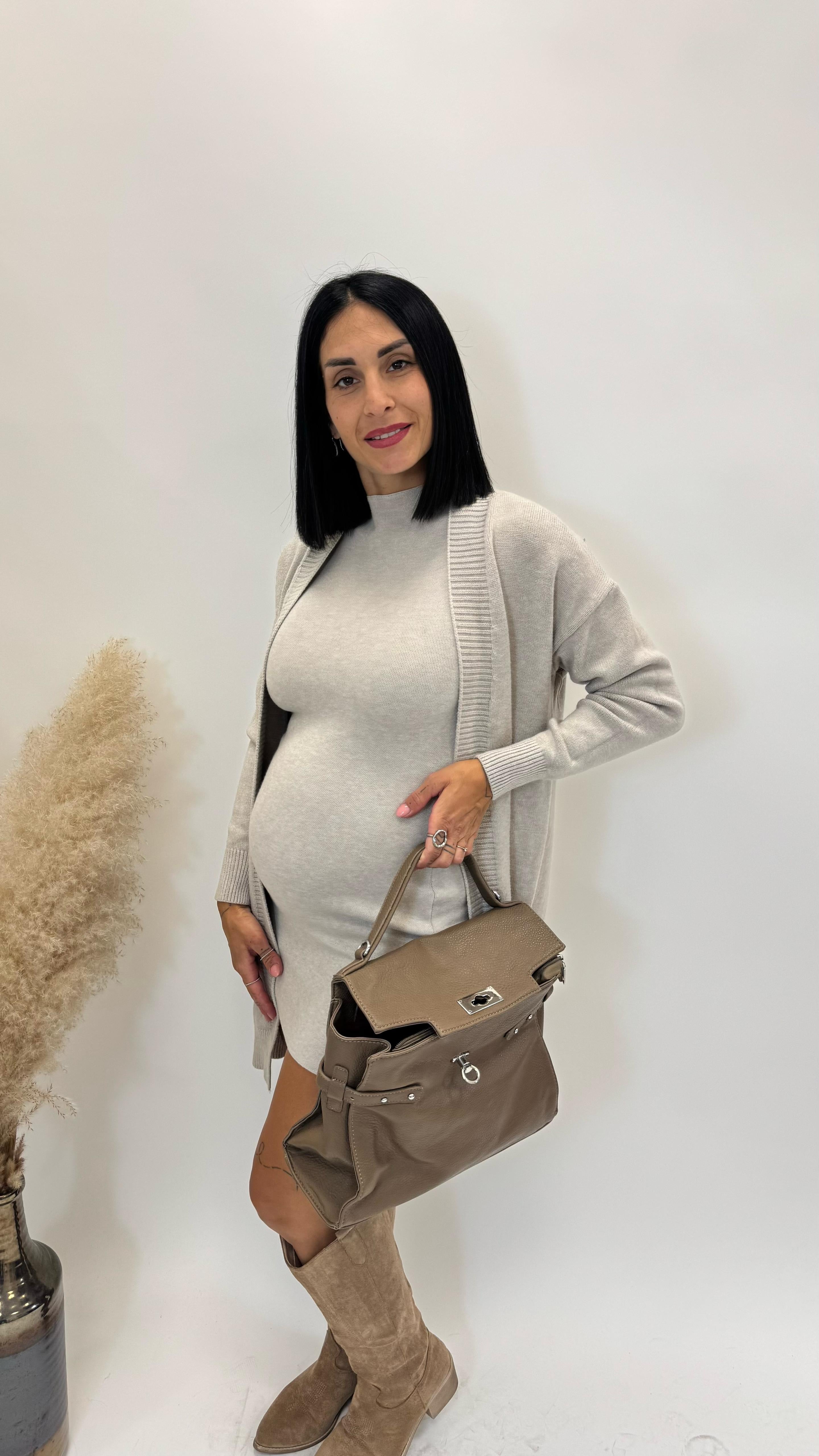 Abito Basic Top Quality Tortora