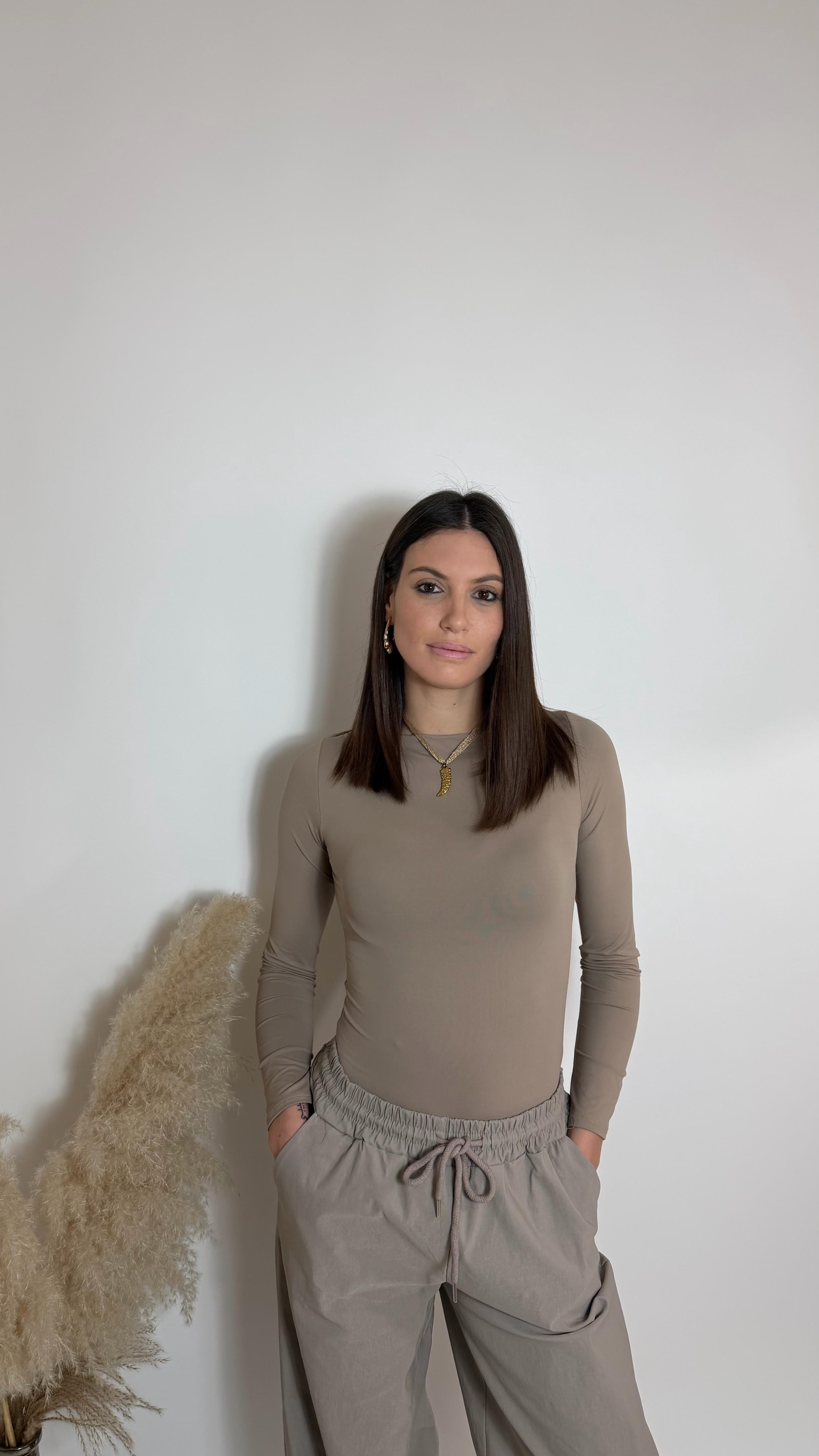 Pantalone Soft Raw Tortora