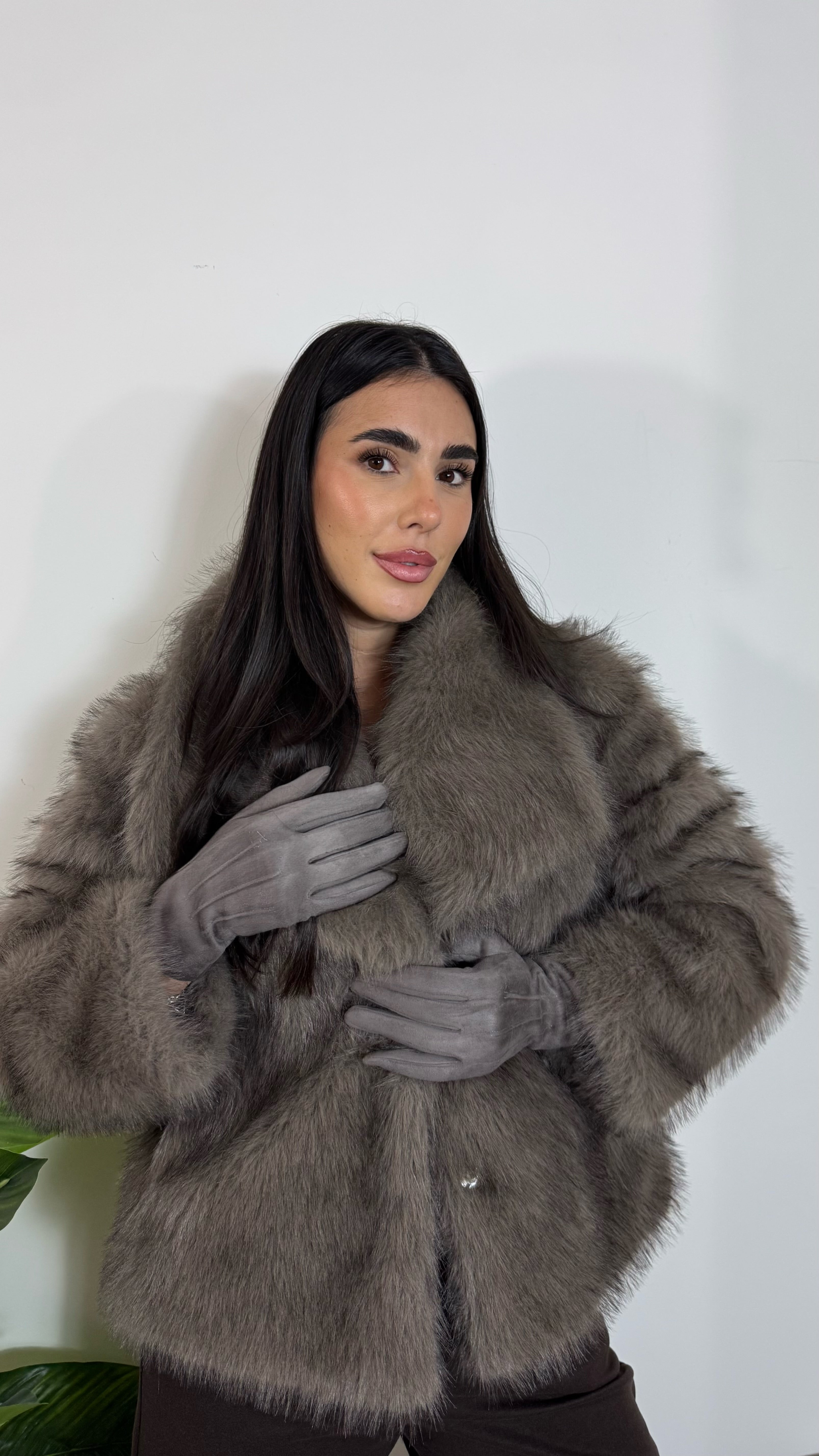 Guanti Eco Camoscio Taupe