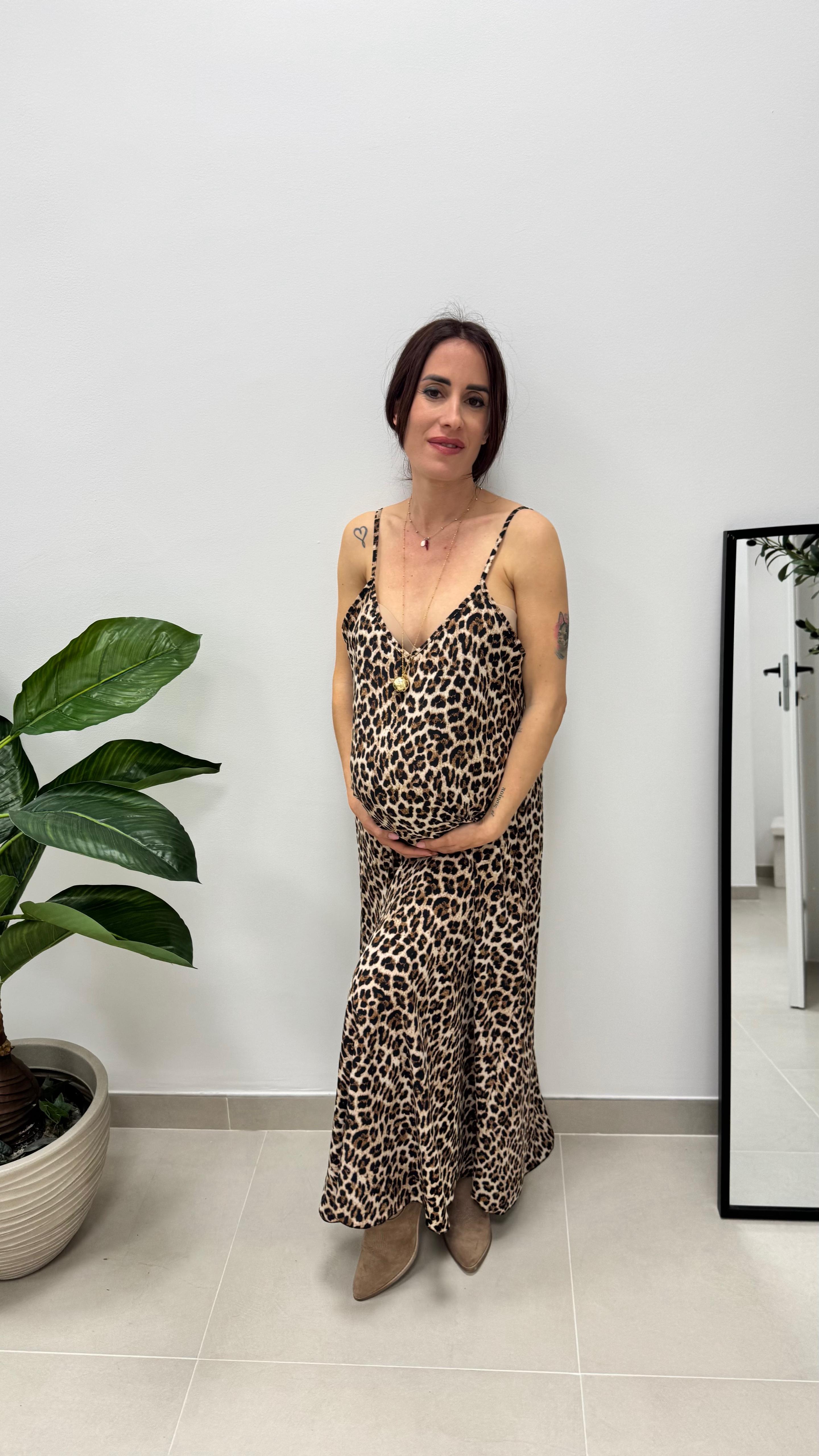 Abito Livia Animalier Leopard