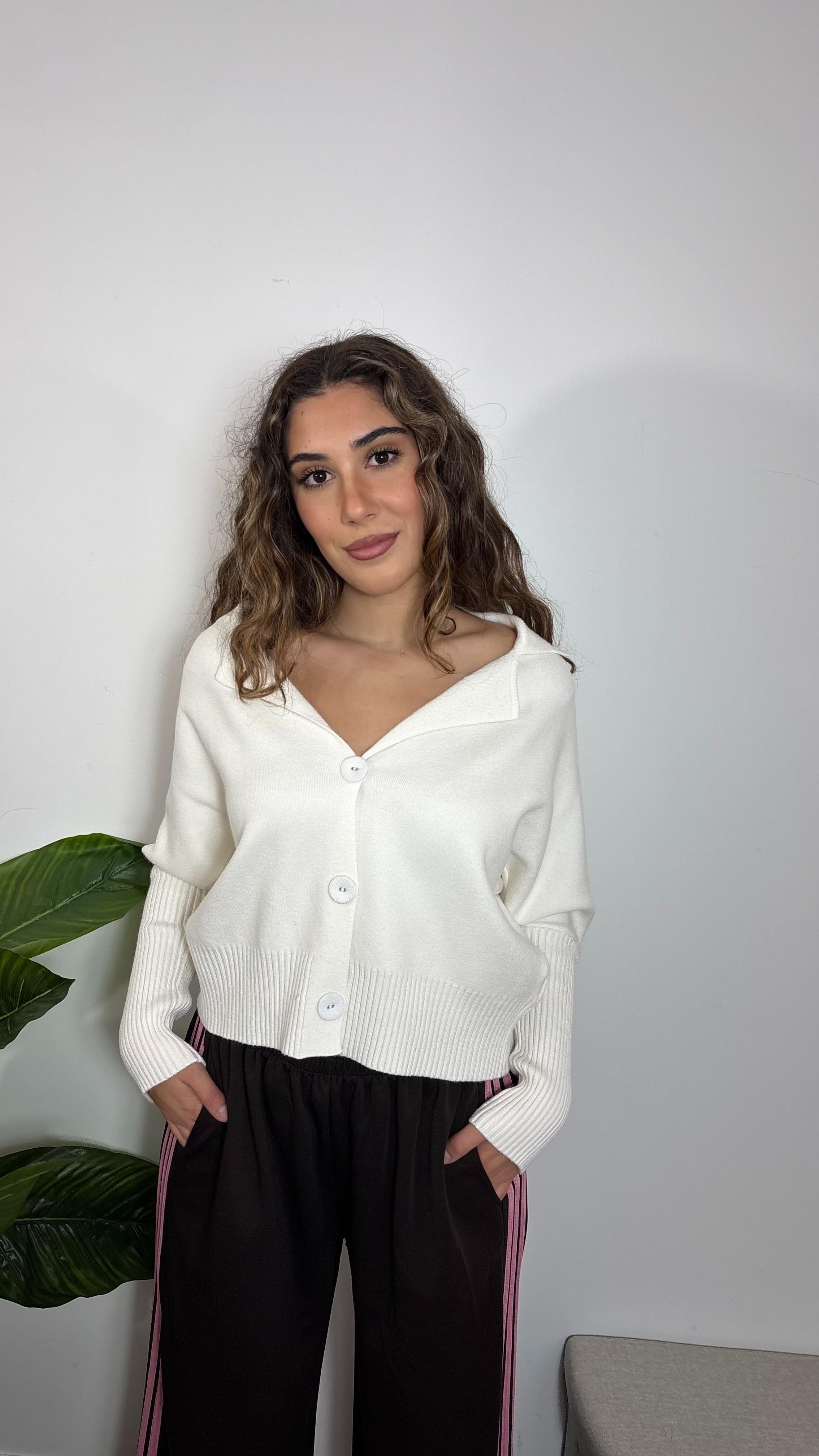 Pull Polo In Maglia Burro