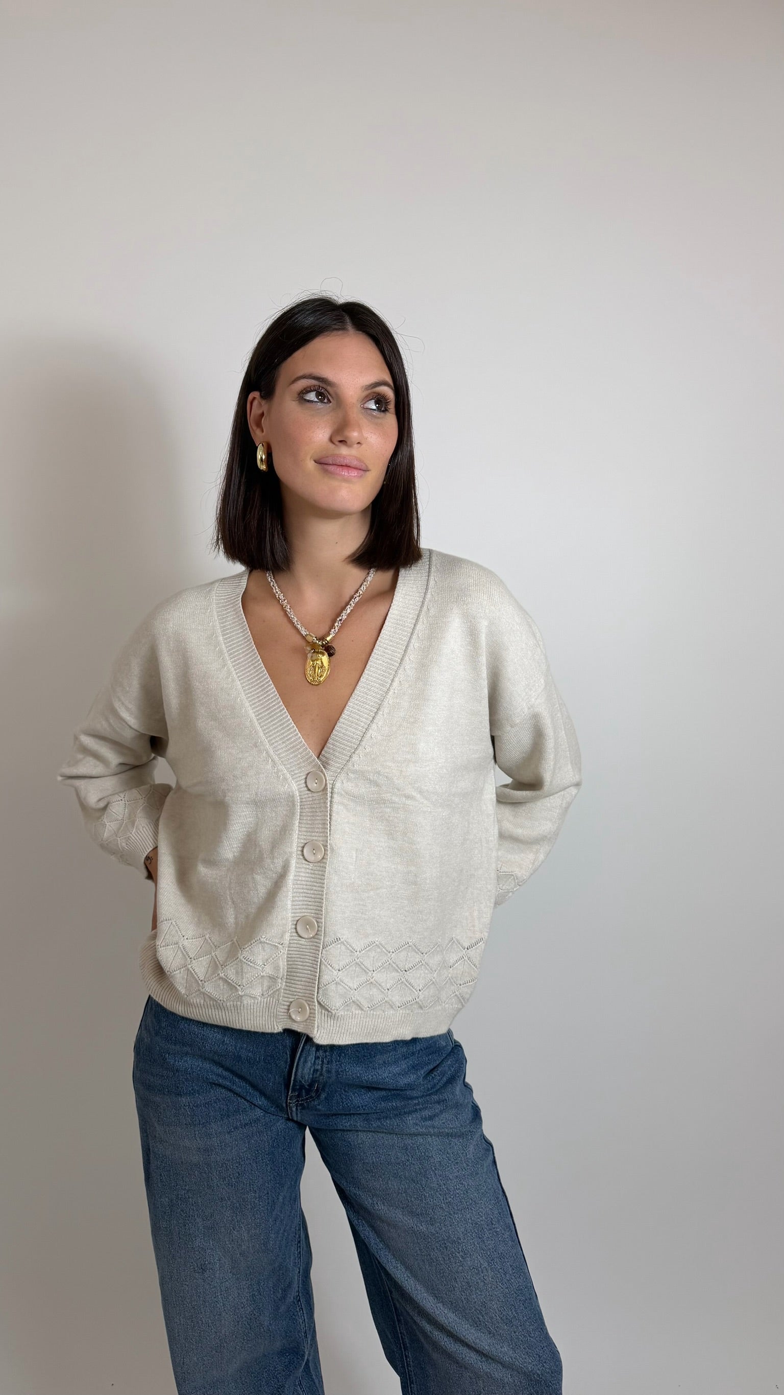 Cardigan Diamond Burro