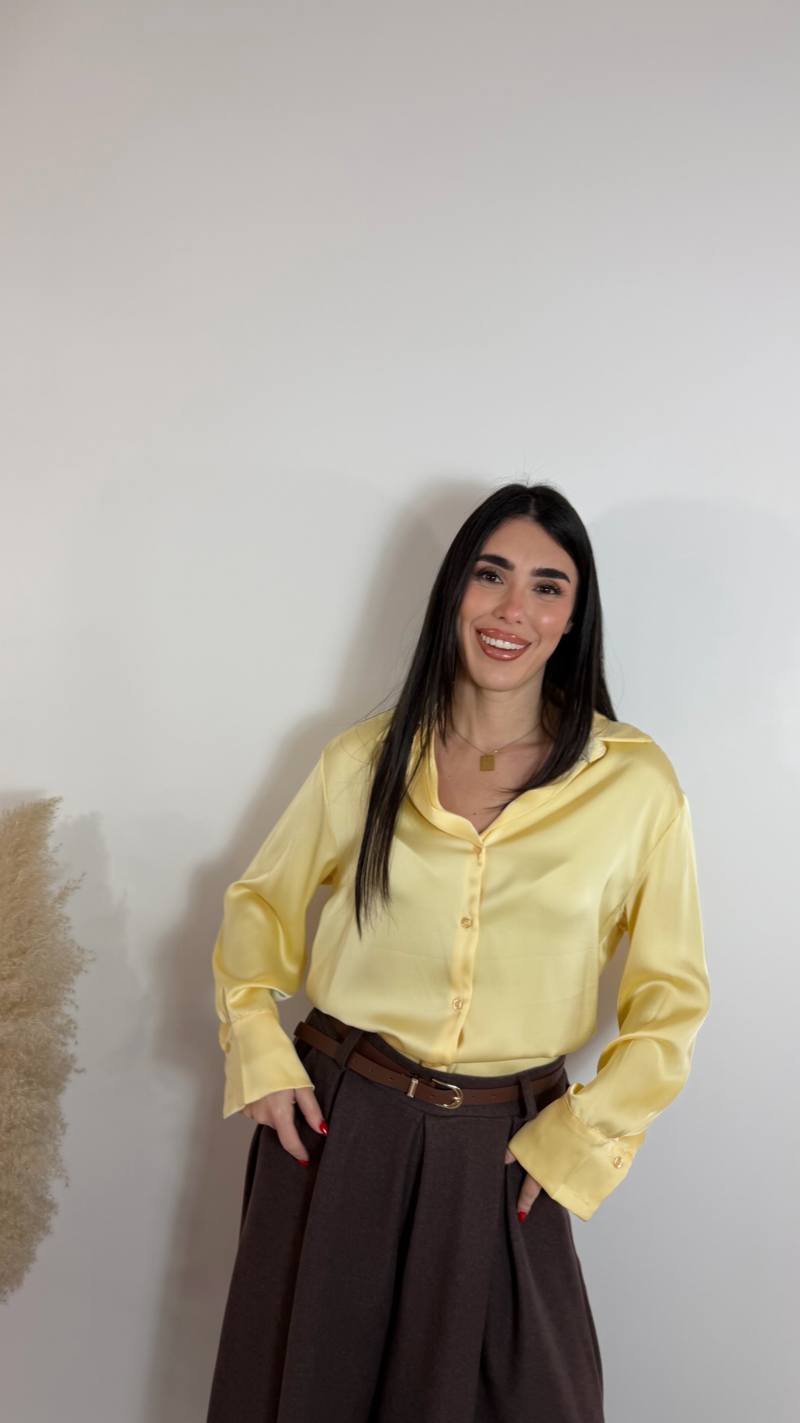 Blusa Silk Yellow