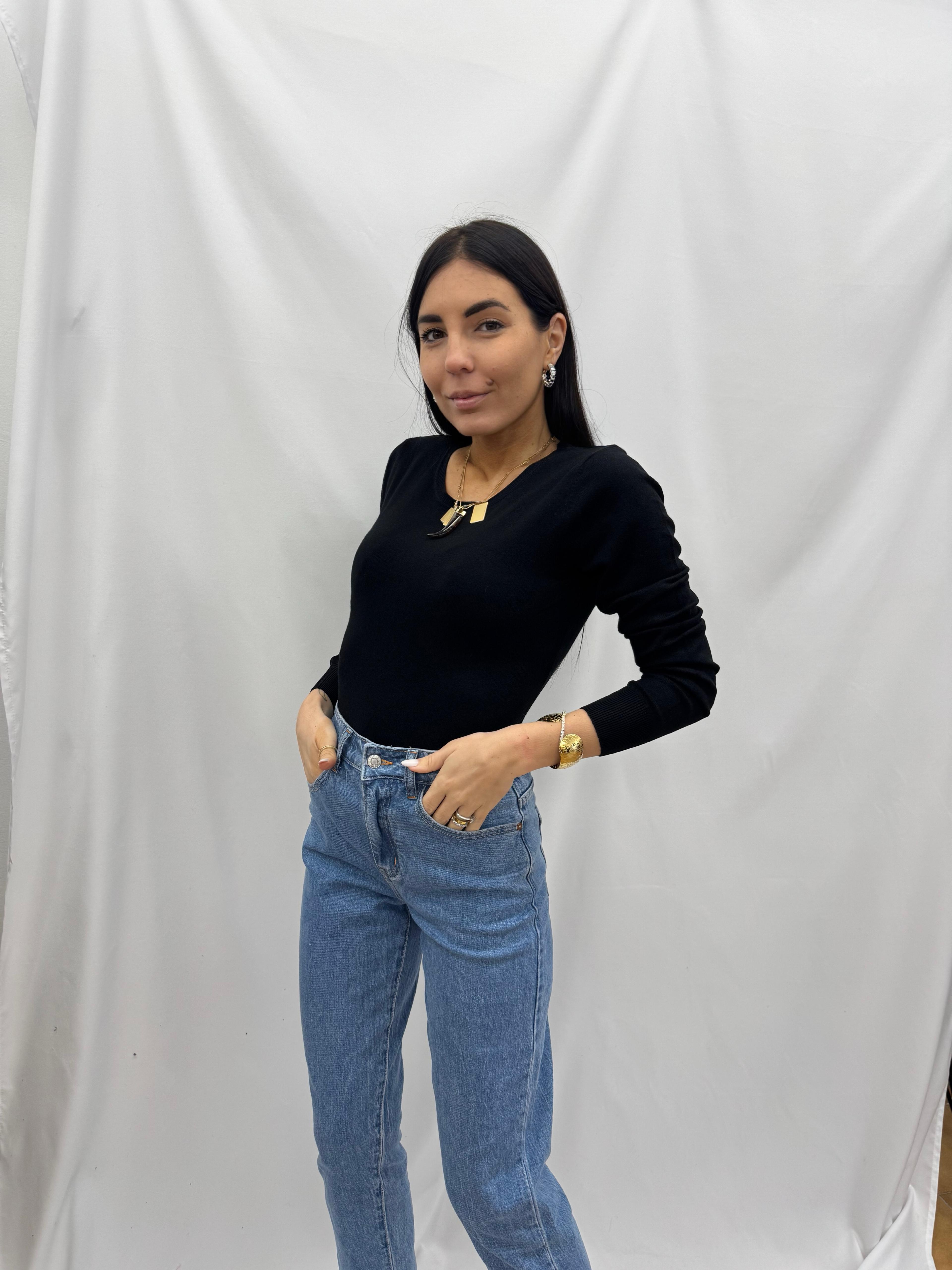 Pull Be You Girocollo Nero