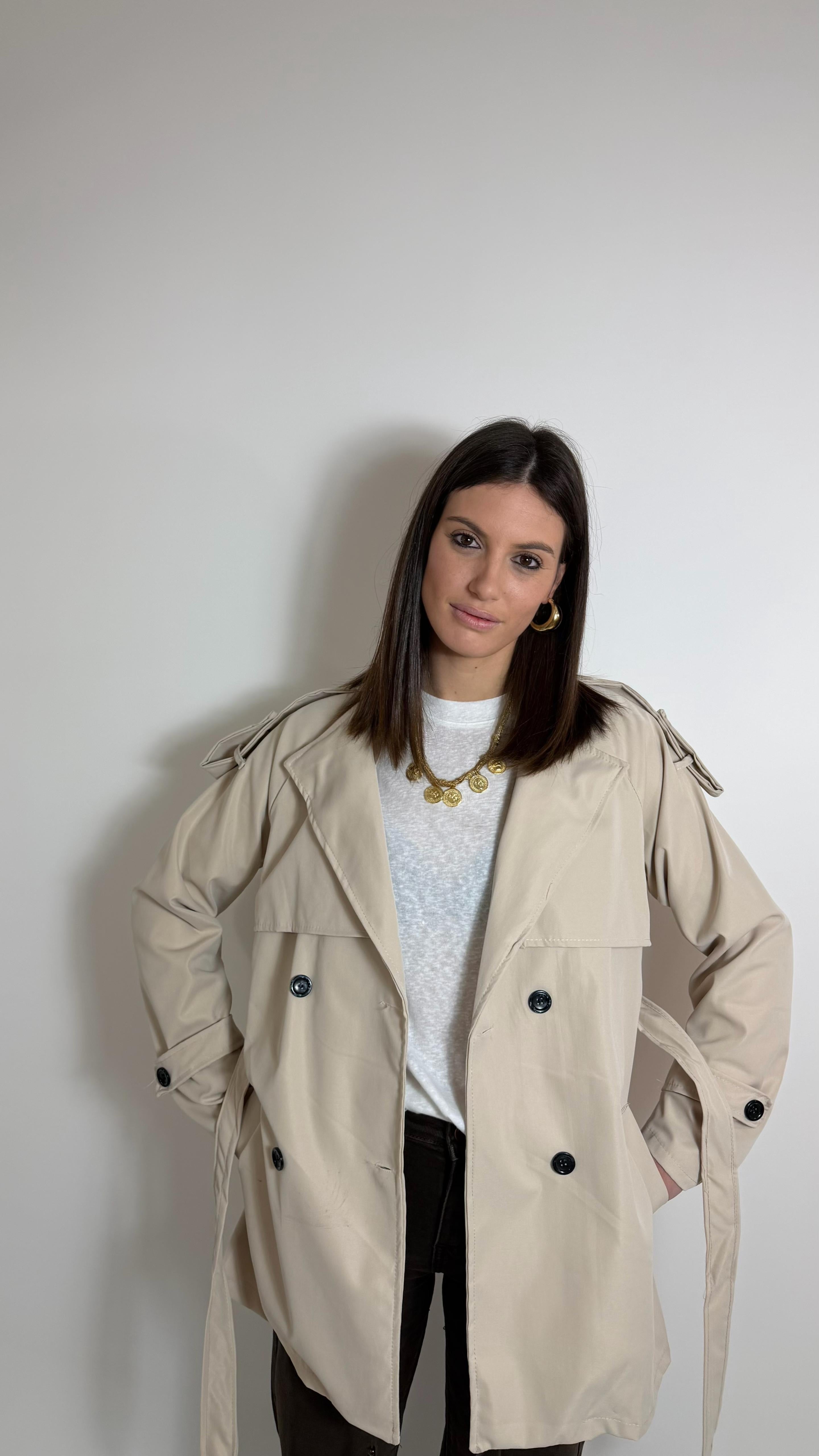 Trench Midi Doppiopetto