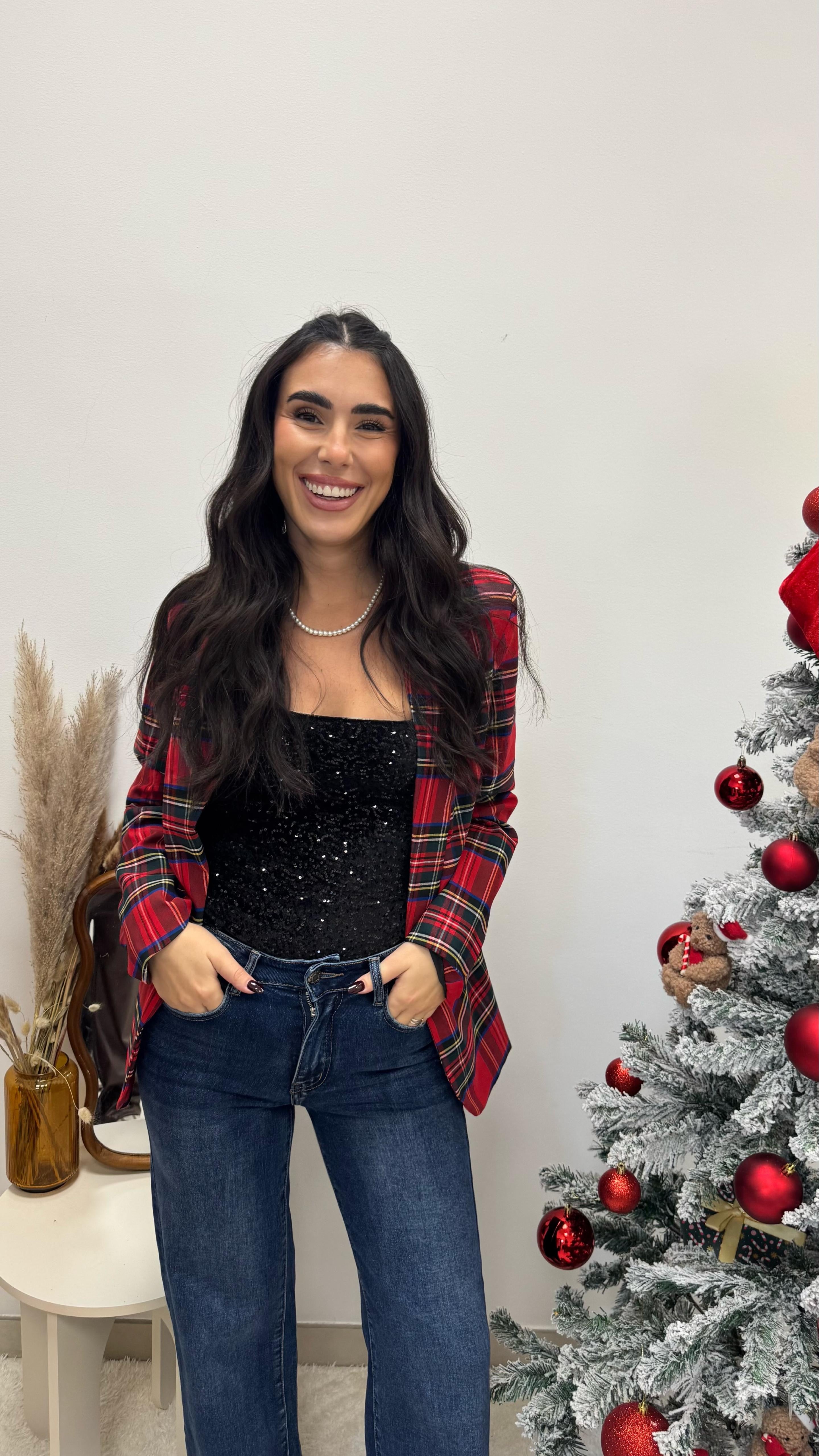 🥂Body Paillettes Velvet Nero