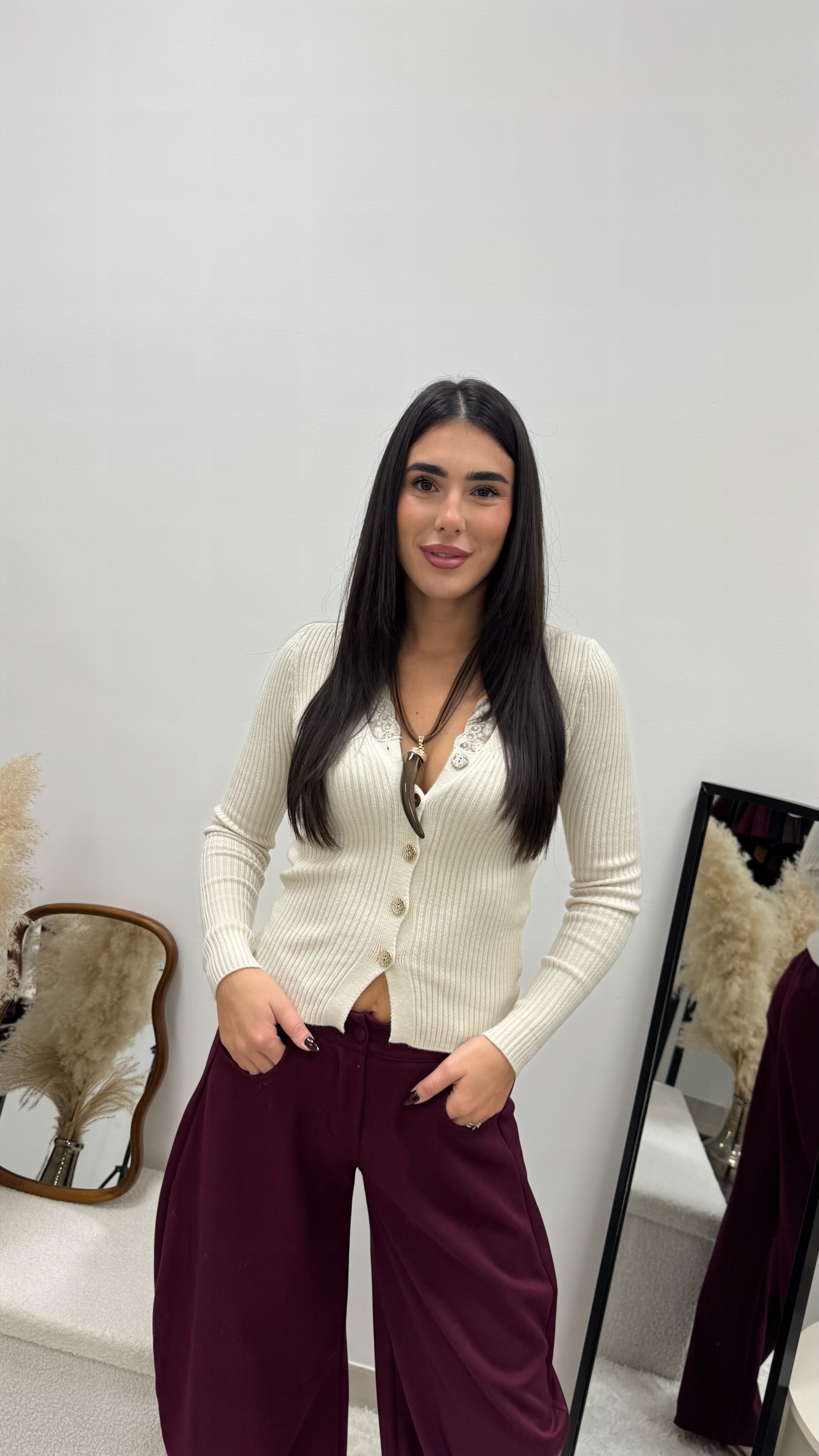 Pantalone Balloon Classic Burgundy