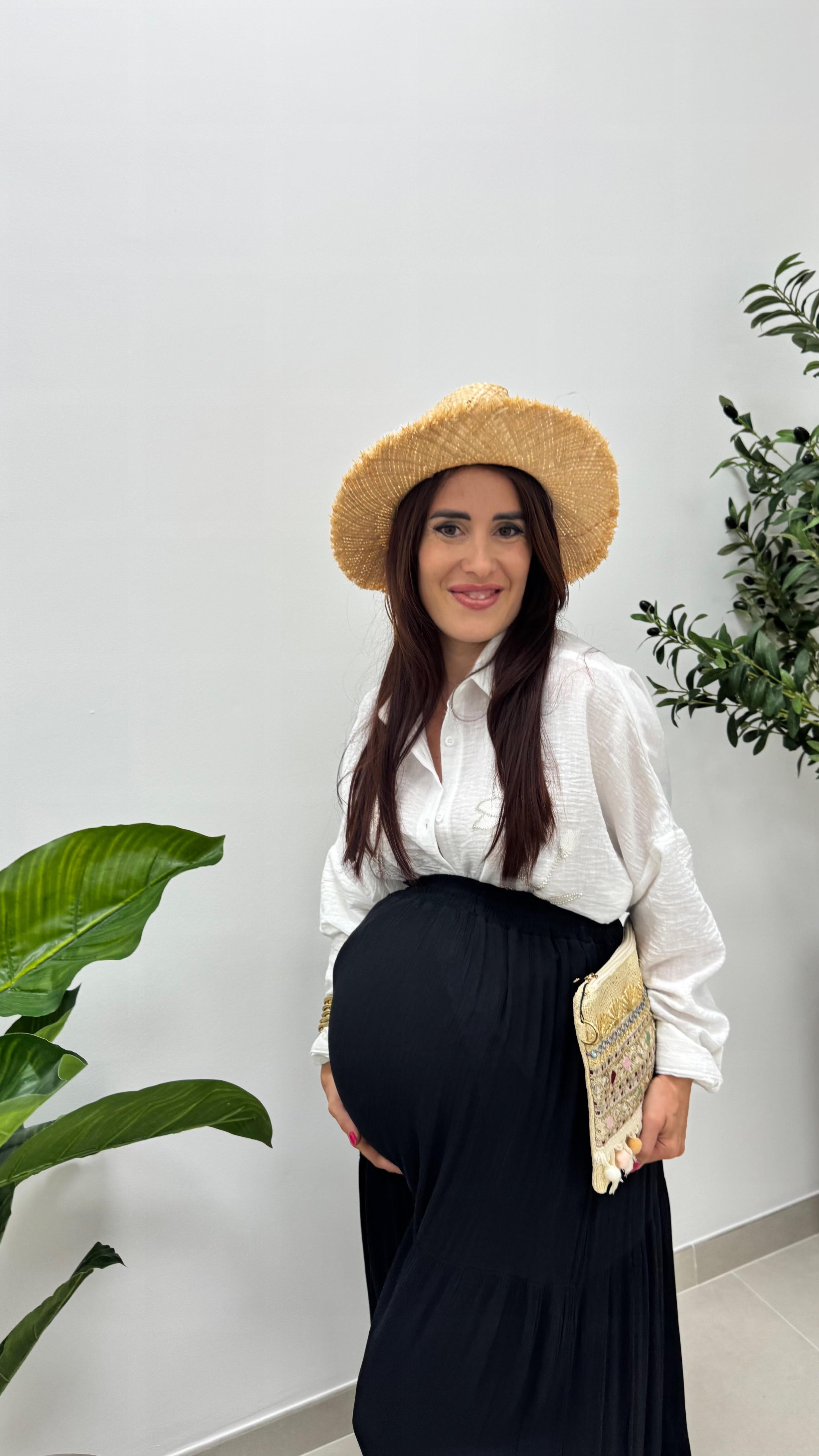 Camicia Over Ricamo Gioiello