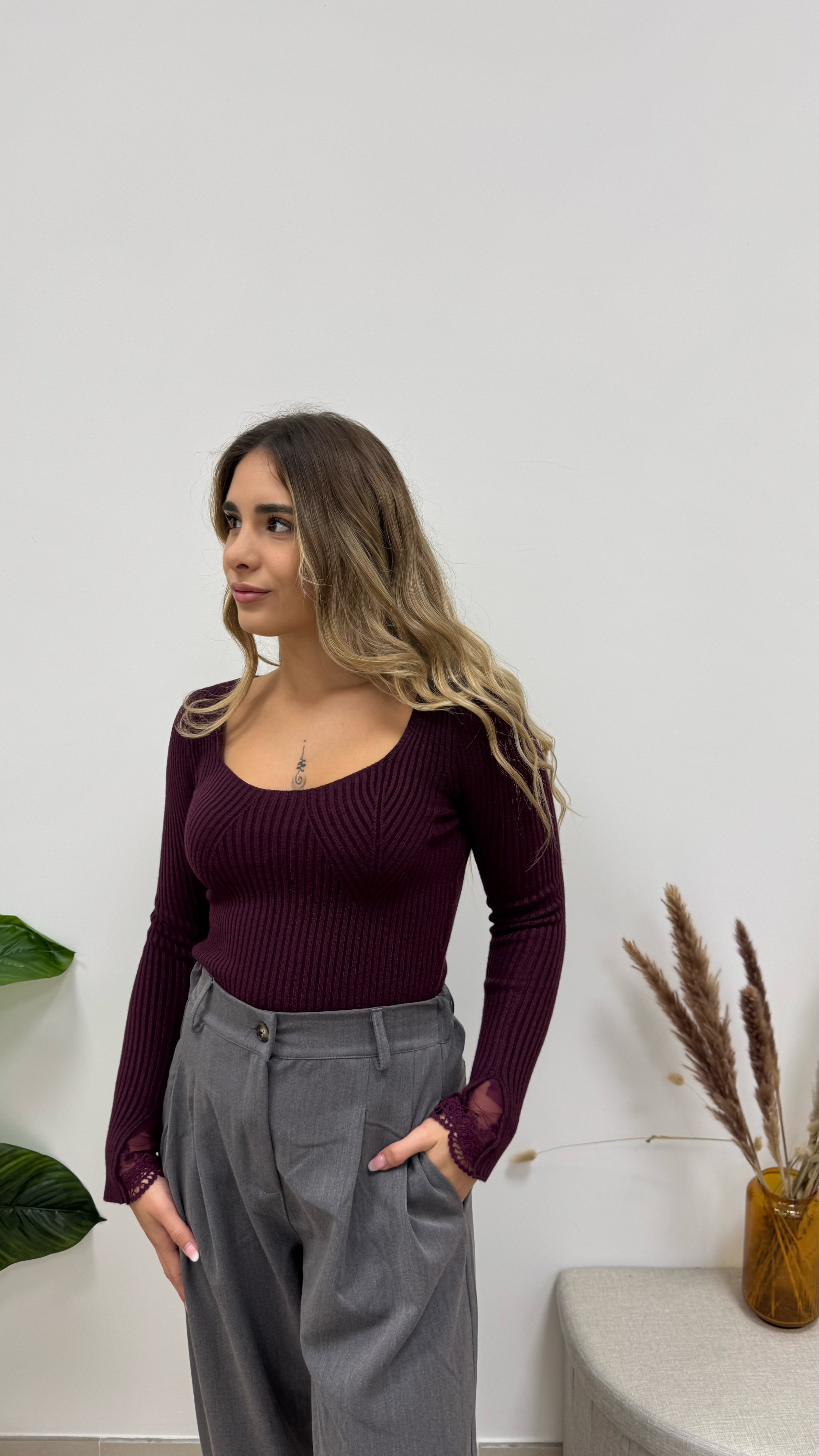 Pantalone Balloon Classic Grigio Piombo