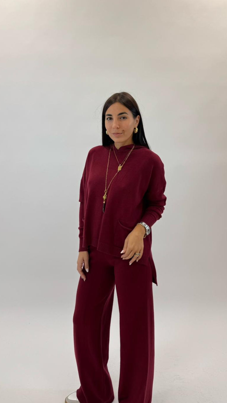 Sporty Set Maglina Morbida Rosso India