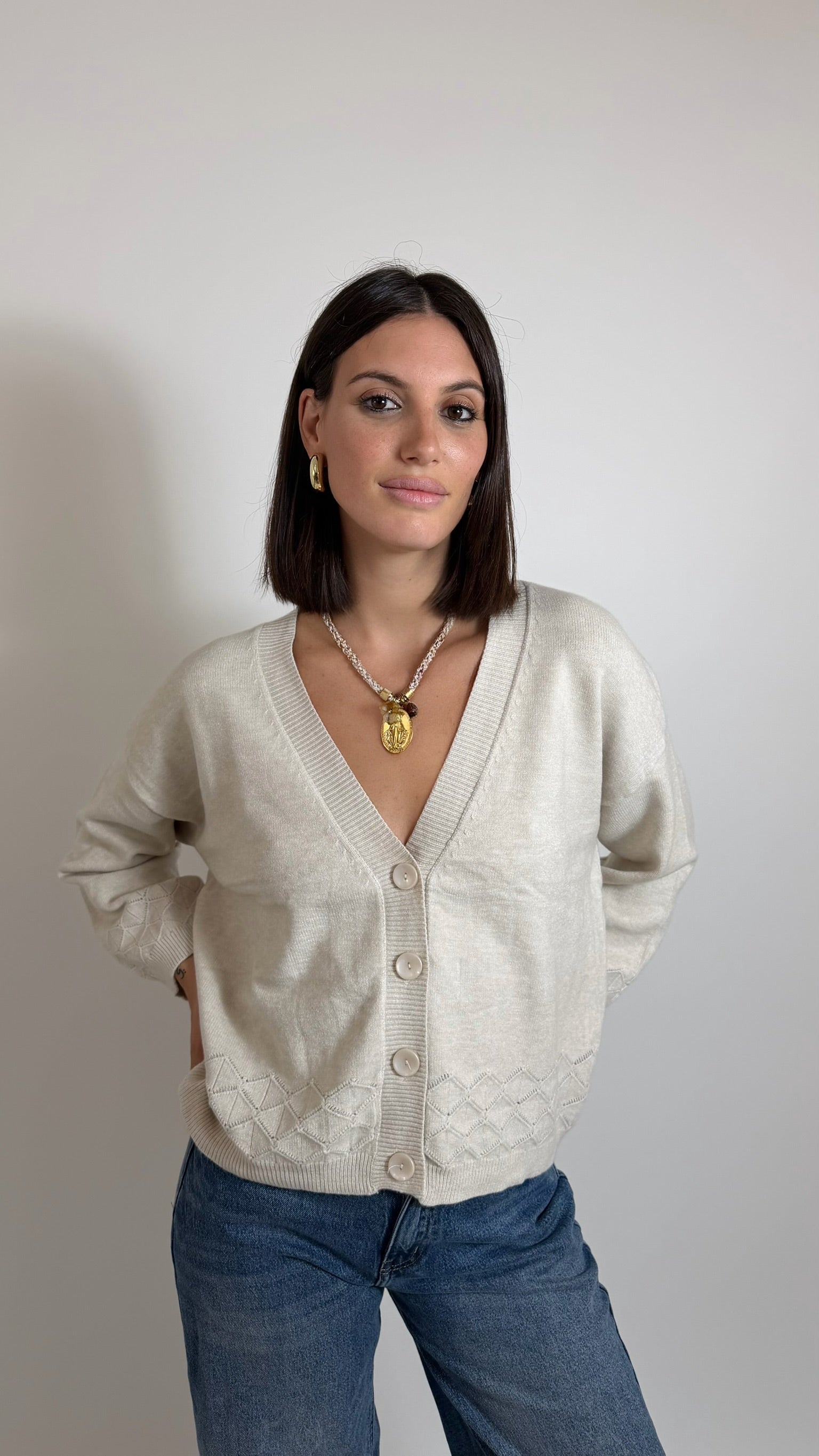 Cardigan Diamond Burro