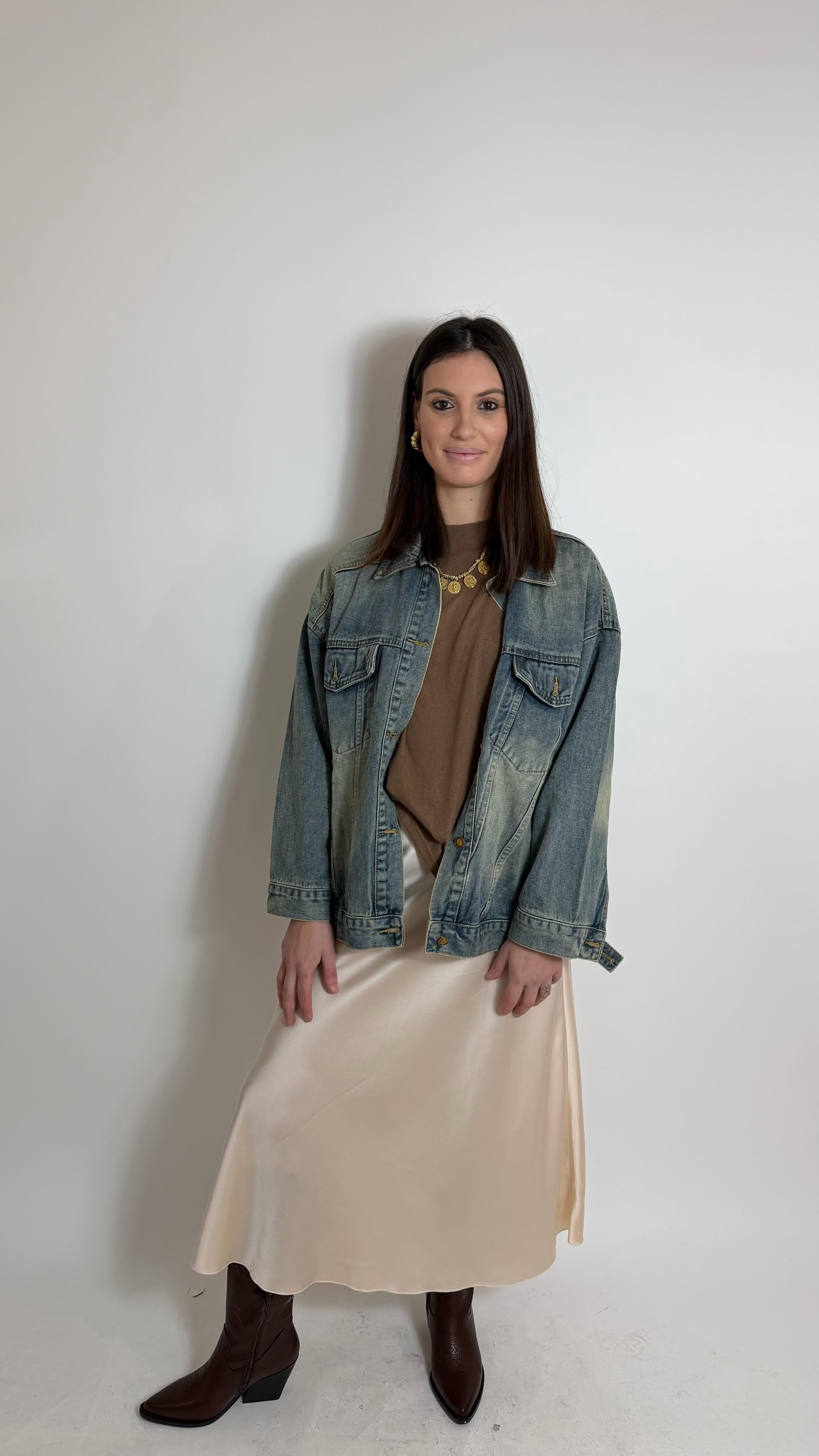 Longuette Silk Champagne