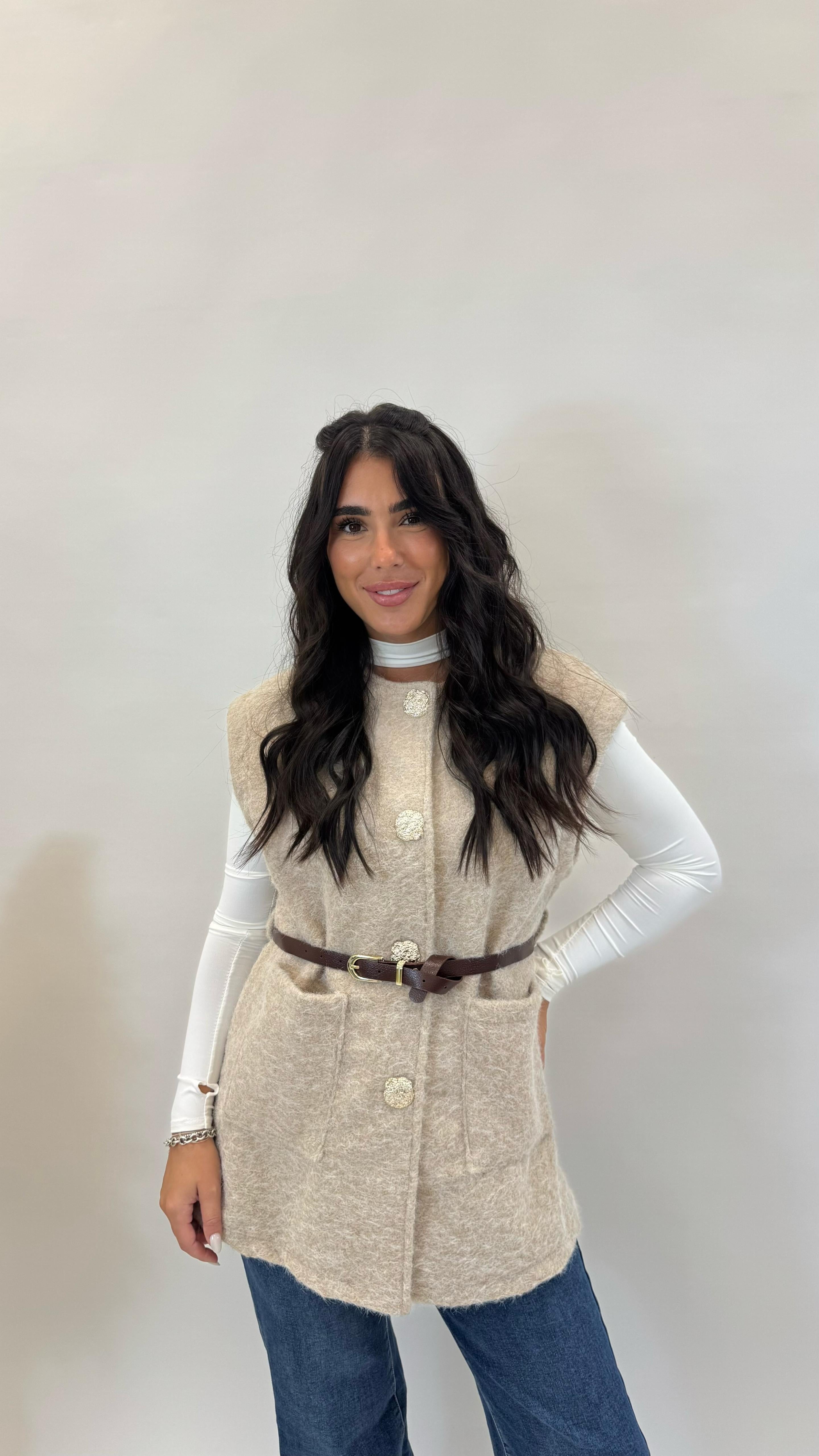 Body Scollo Chocker Bianco