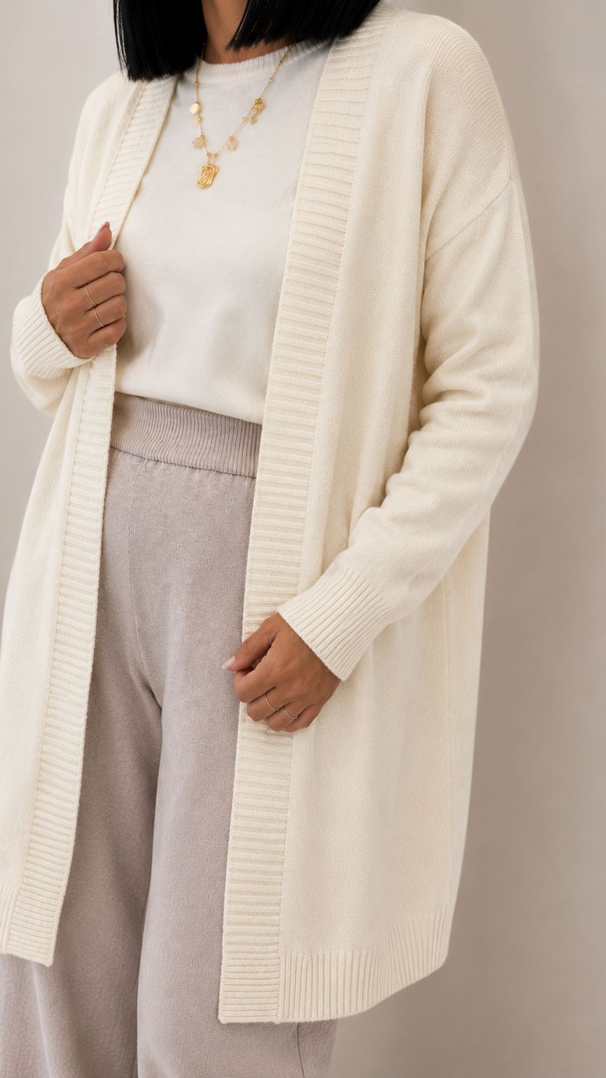 Cardigan Cannolè Top Quality Burro